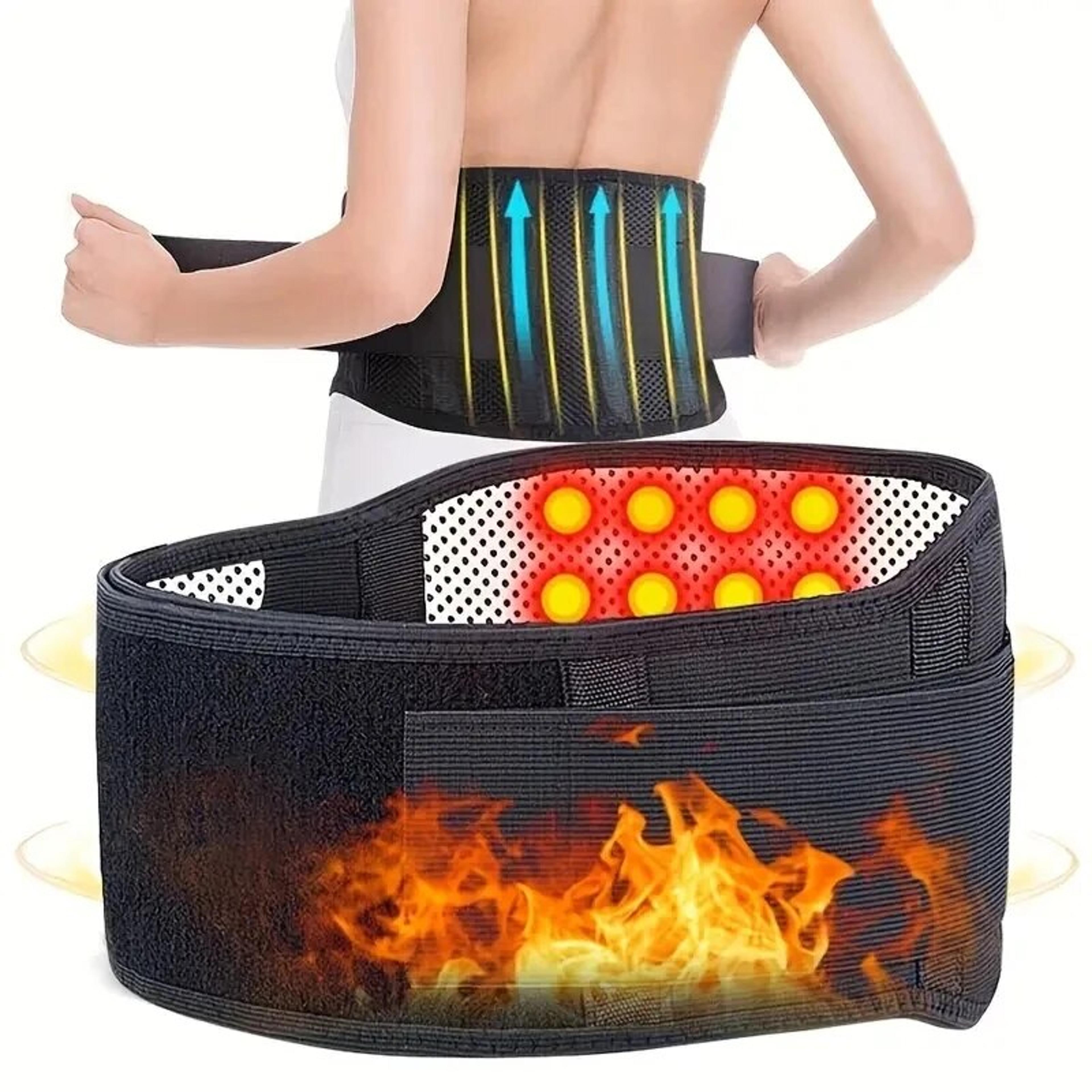adjustable self-heating magnetic therapy back and waist support belt for pain relief & sports recovery