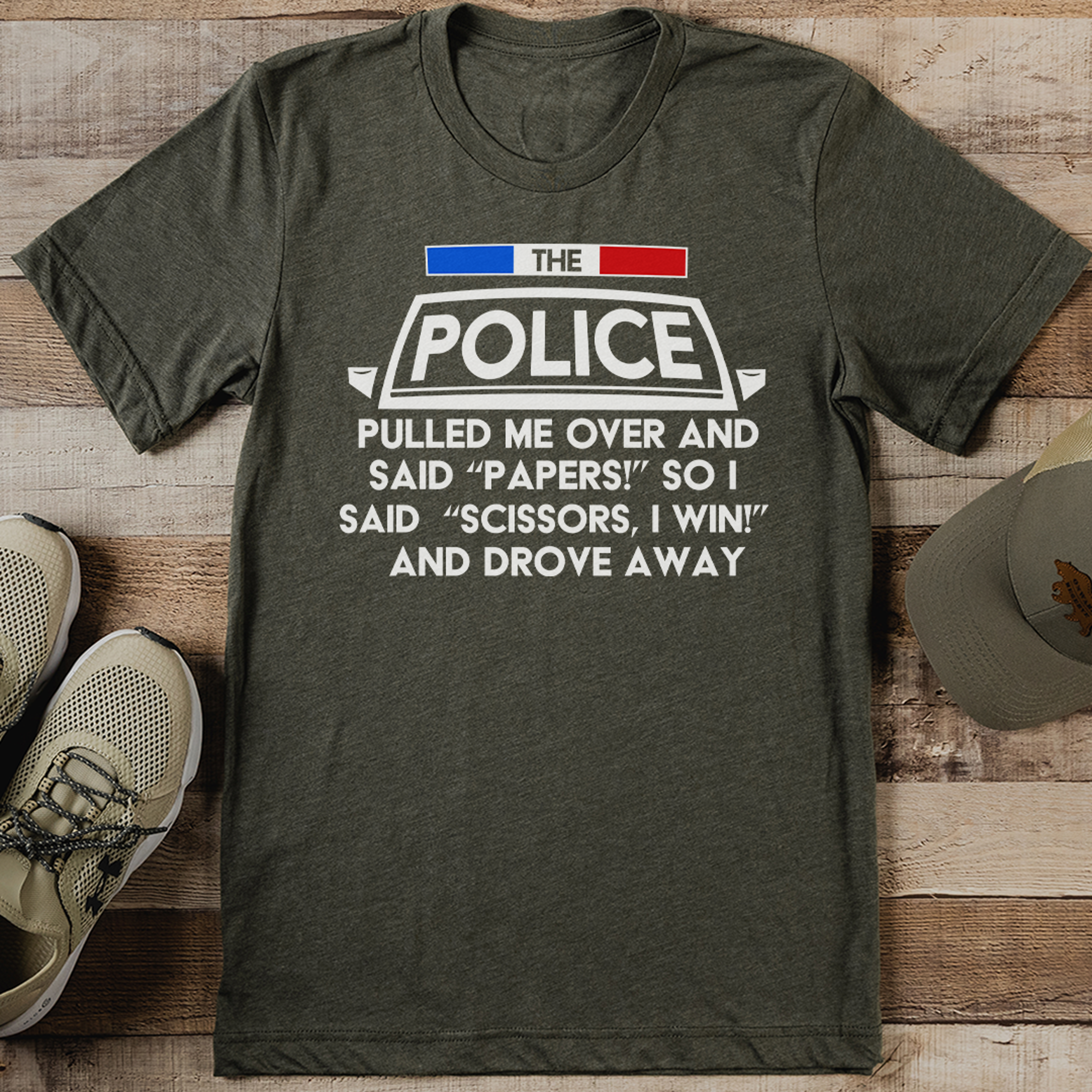 police pulled me over and said tee