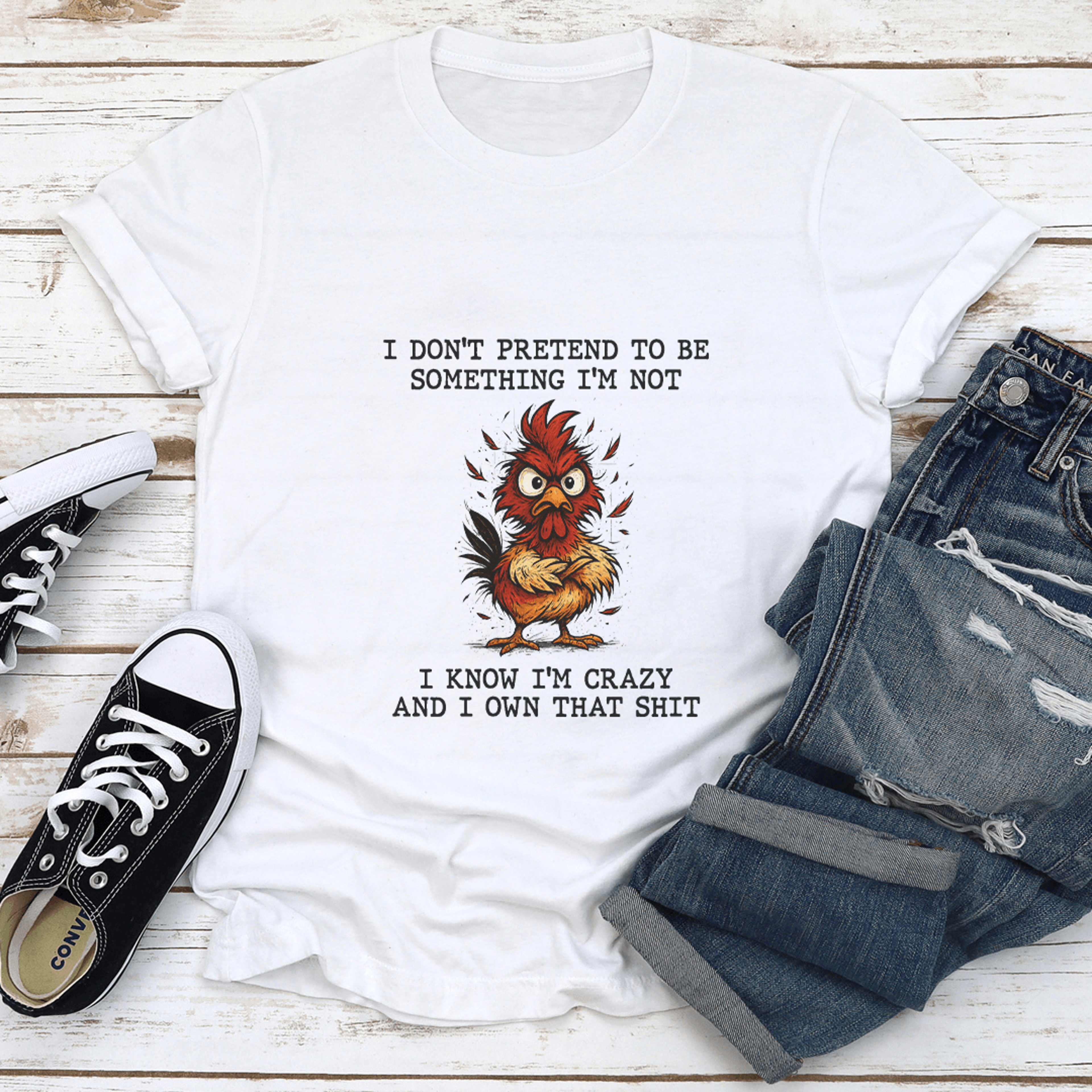 i don't pretend to be something i'm not tee
