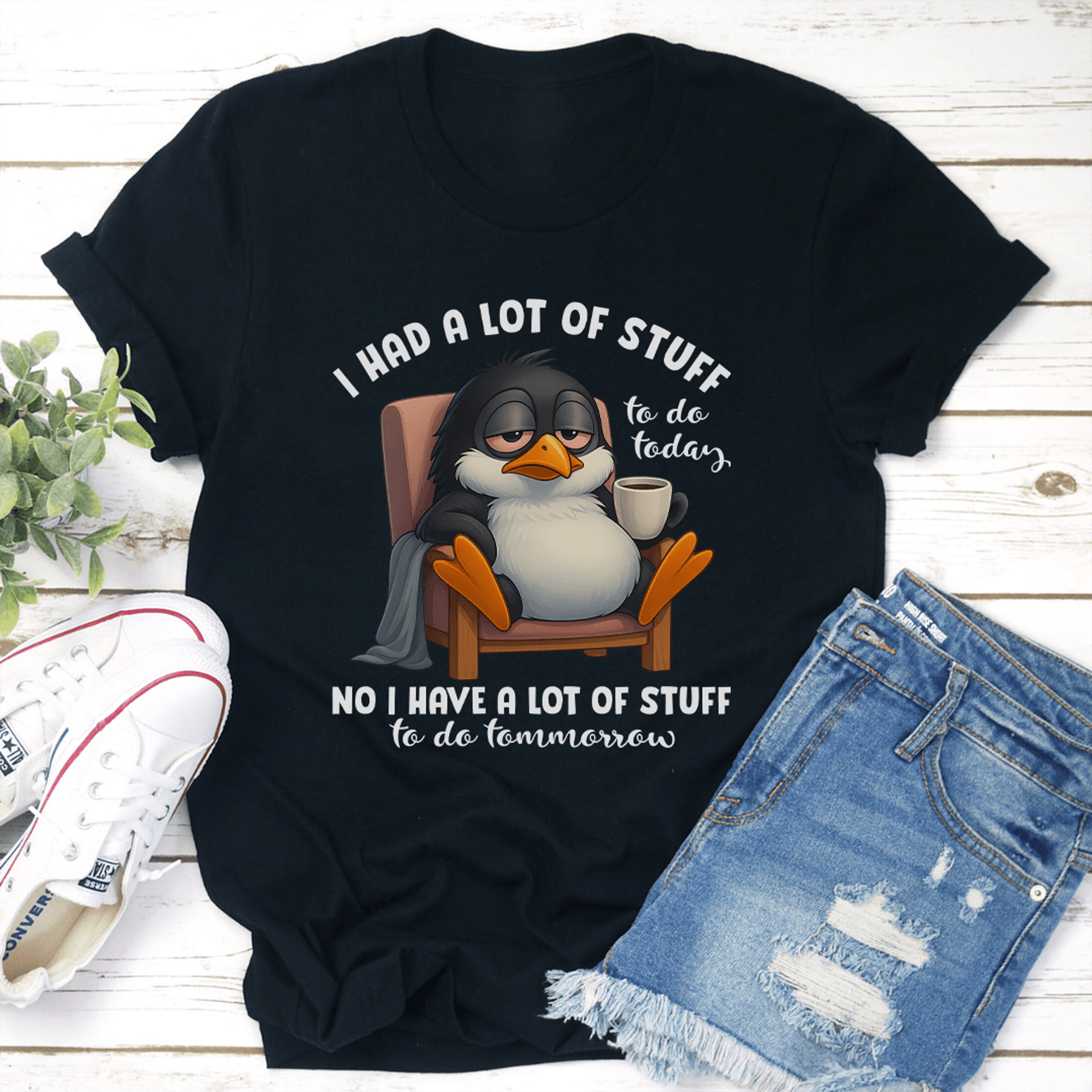 i had a lot of stuff to do today tee