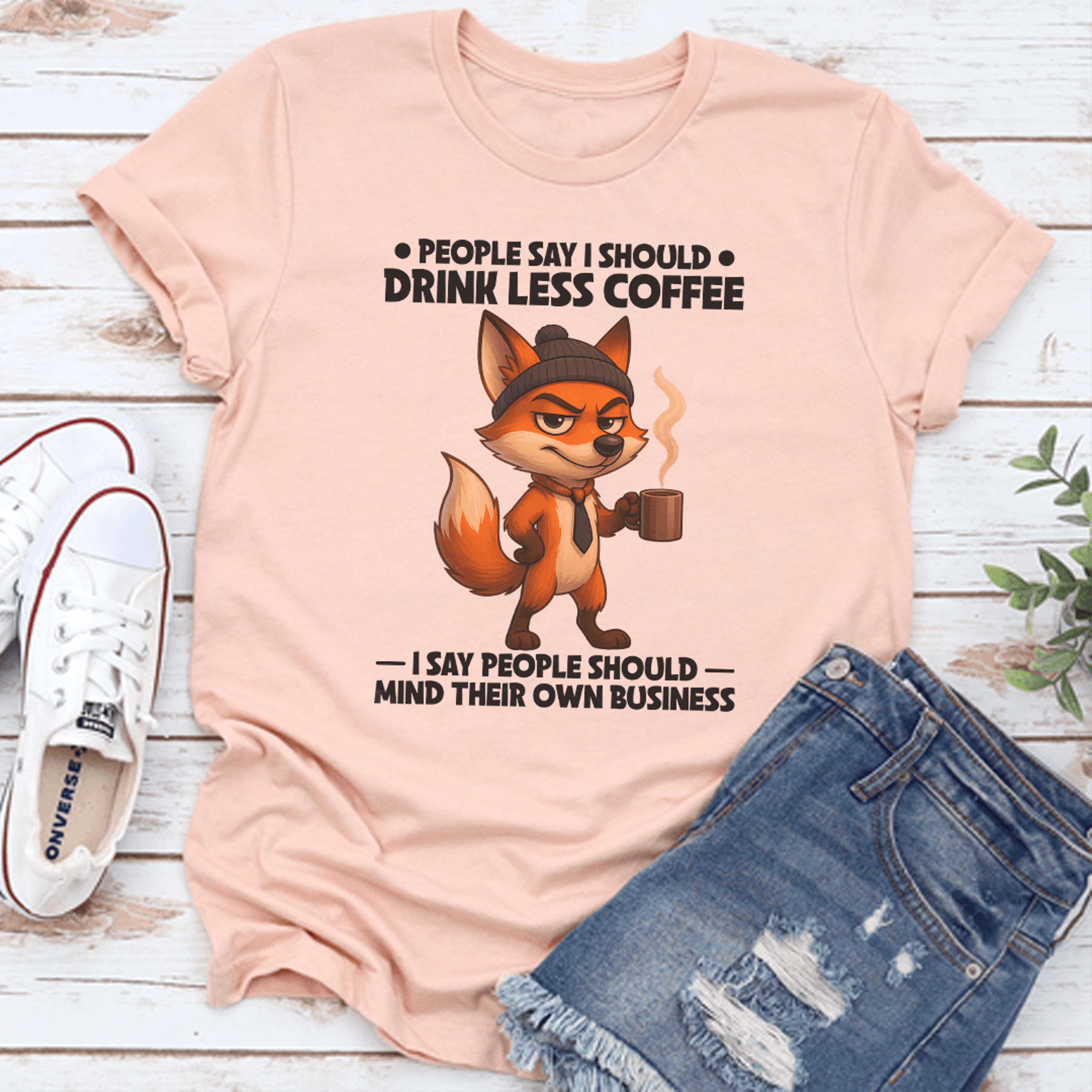 people say i should drink less coffee tee
