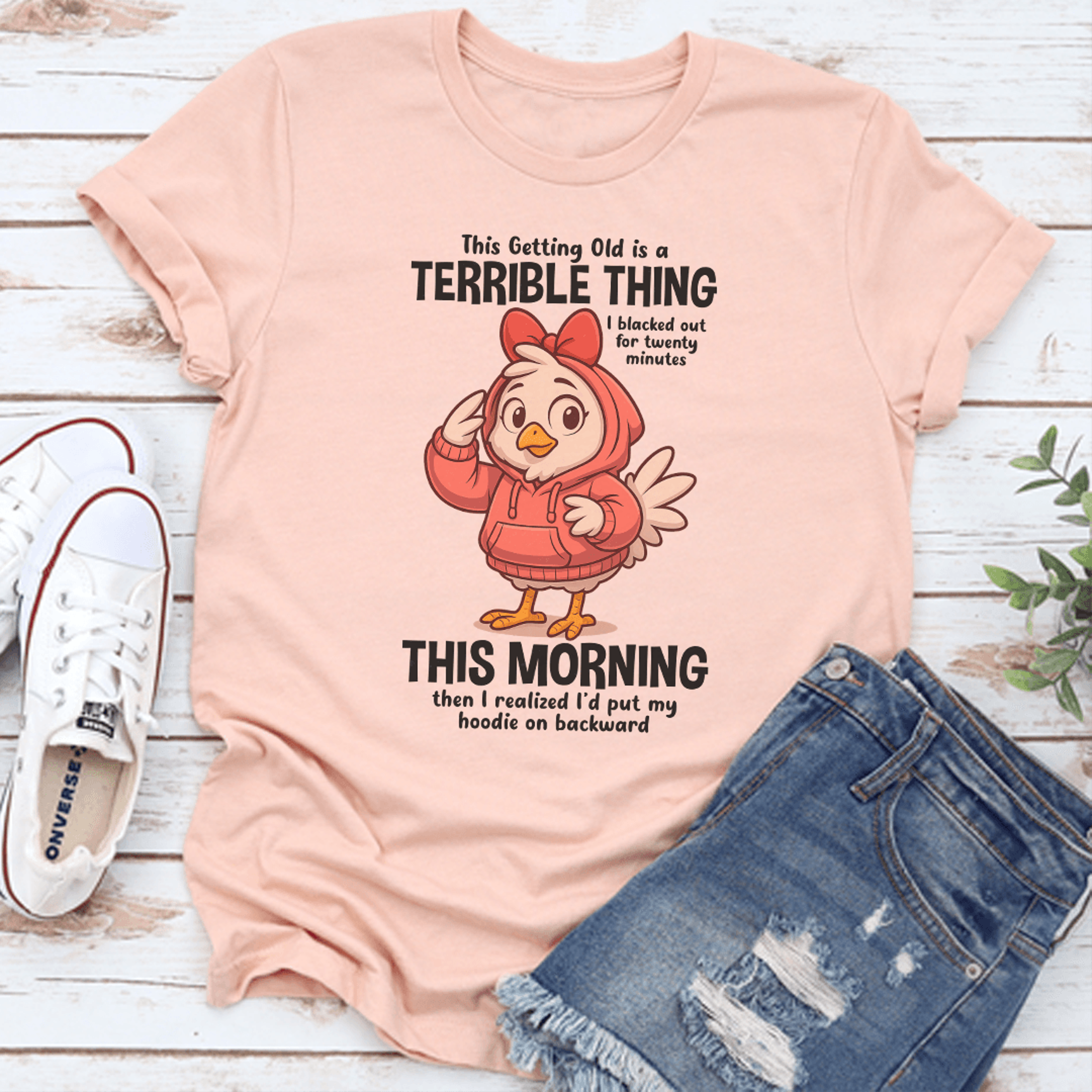 this getting old is a terrible thing tee