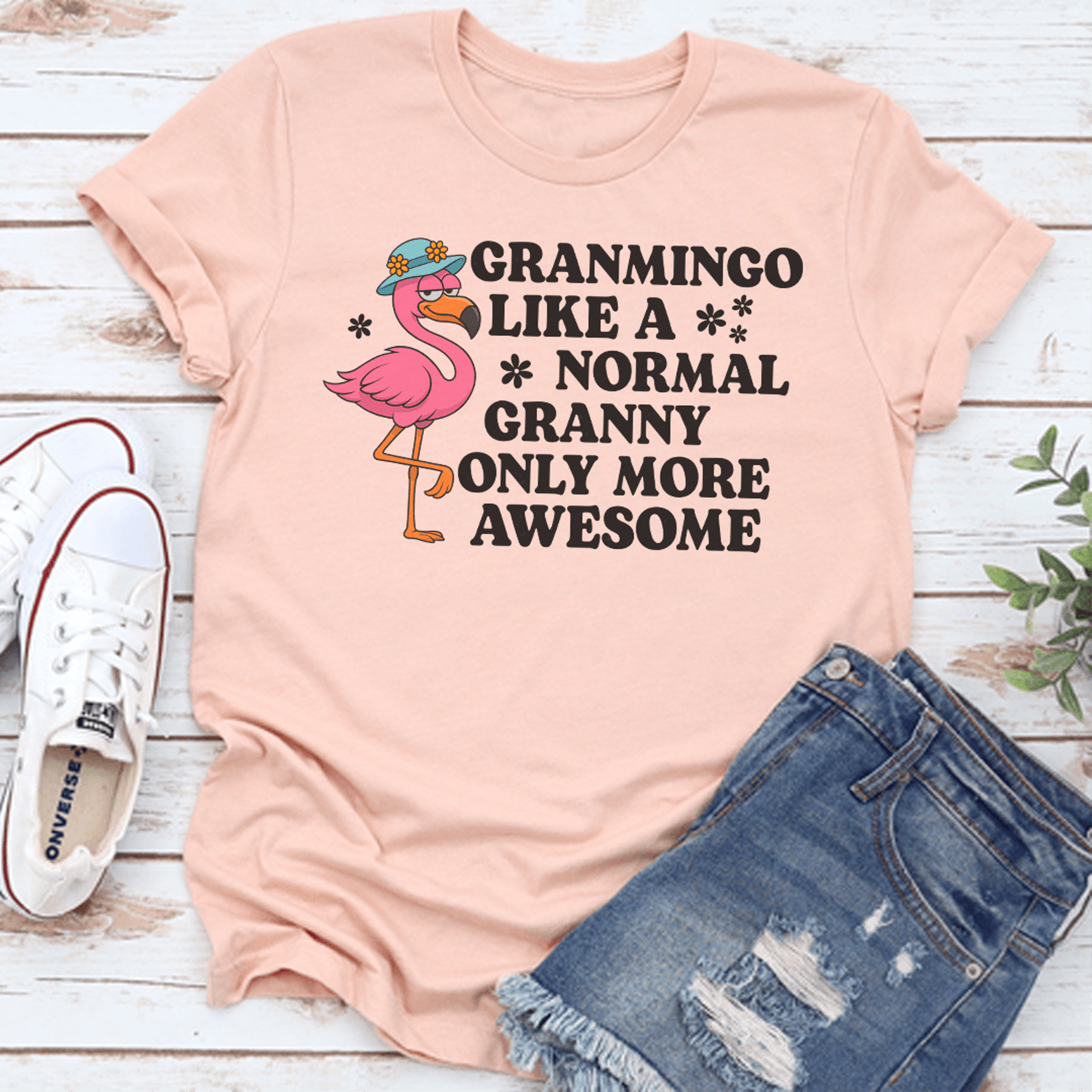 granmingo like a normal granny tee