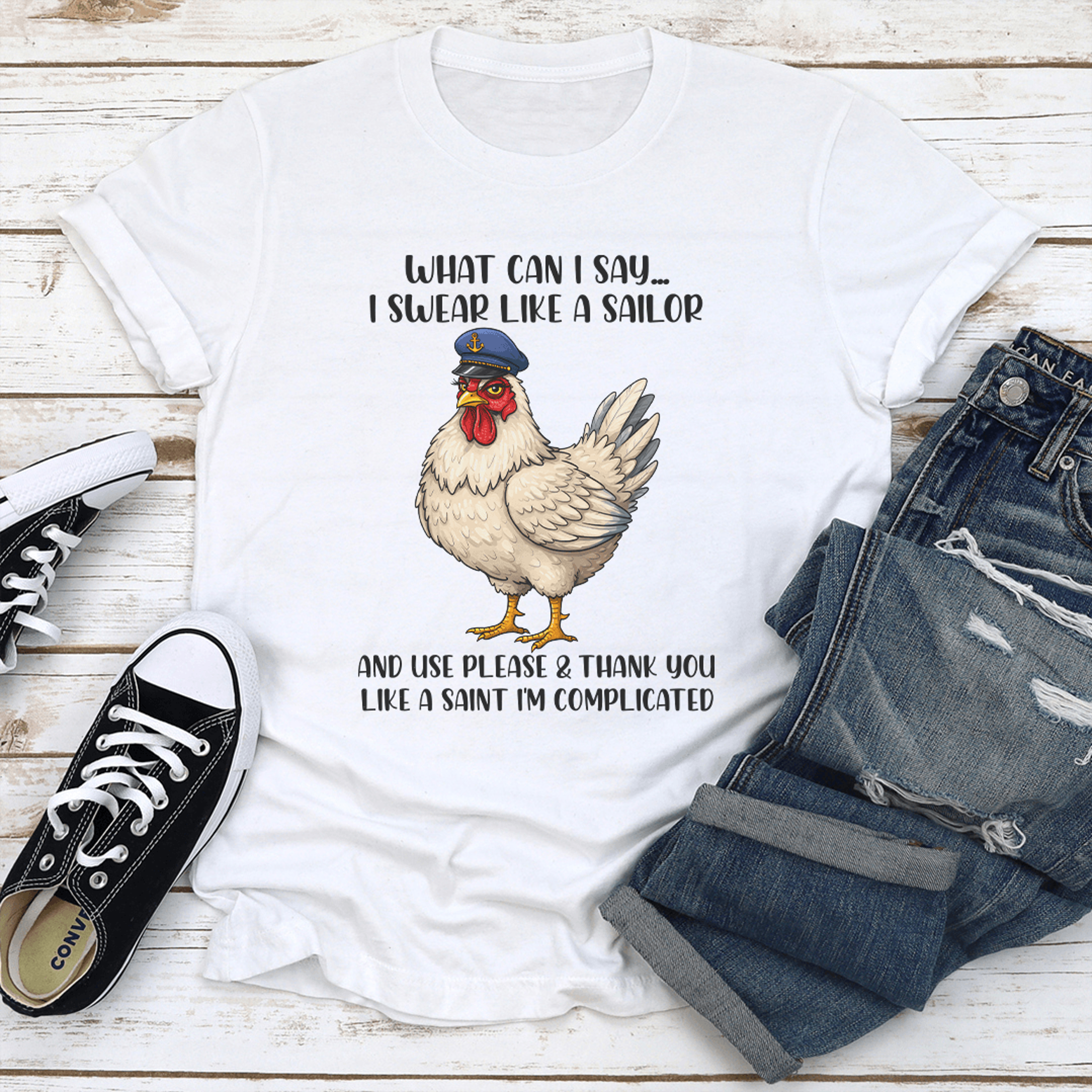 what can i say i swear like a sailor tee