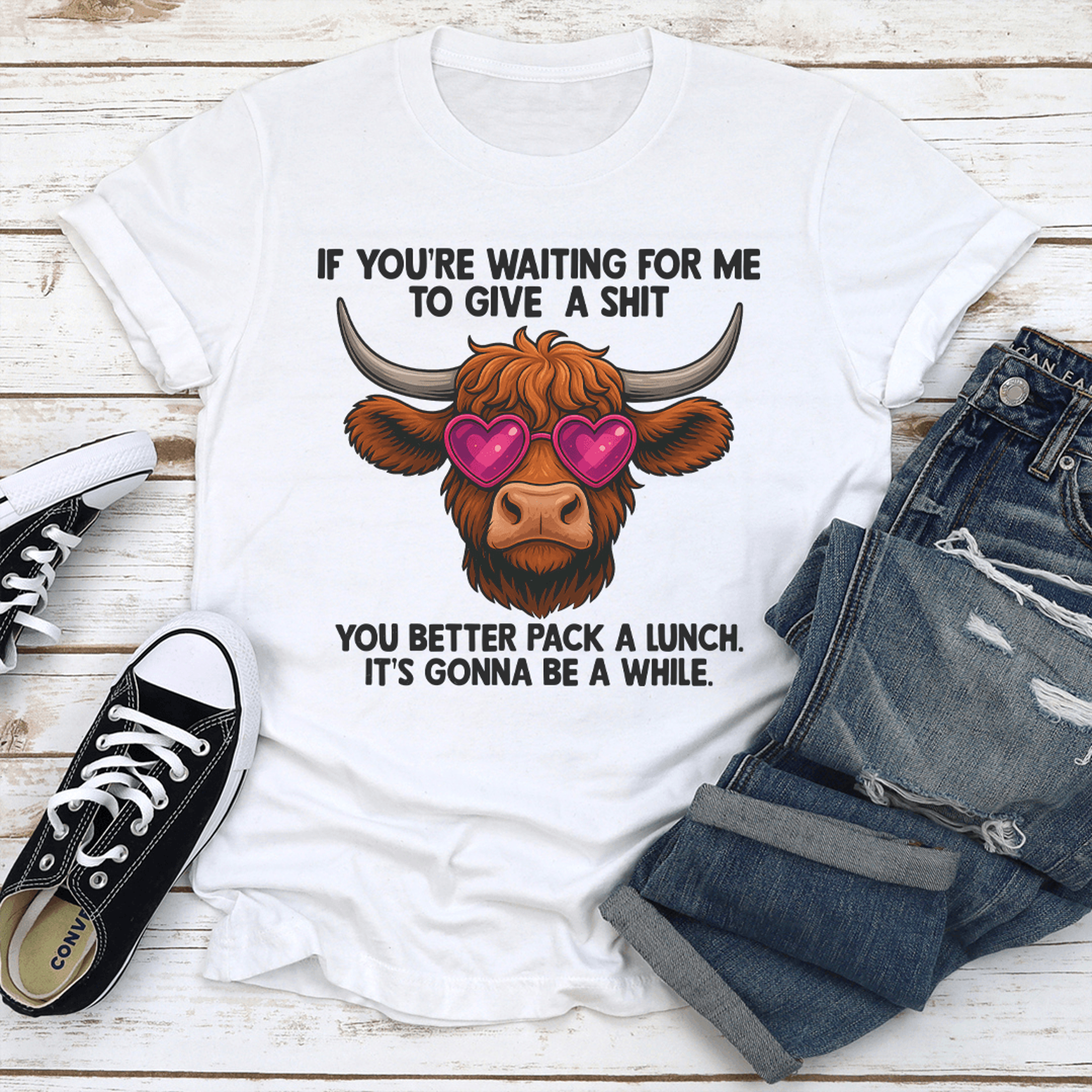 if you're waiting me to give a s-it tee