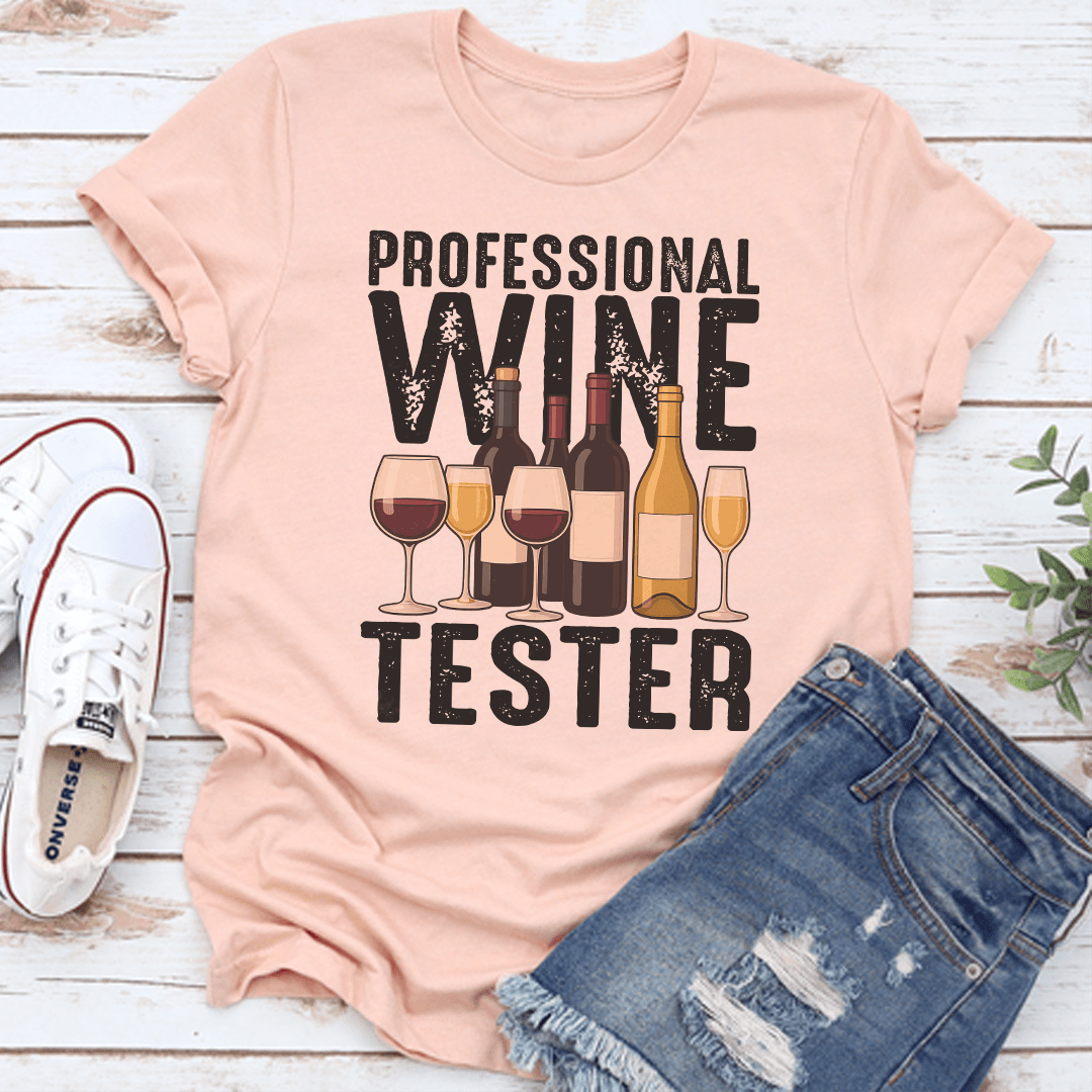 professional wine tester tee