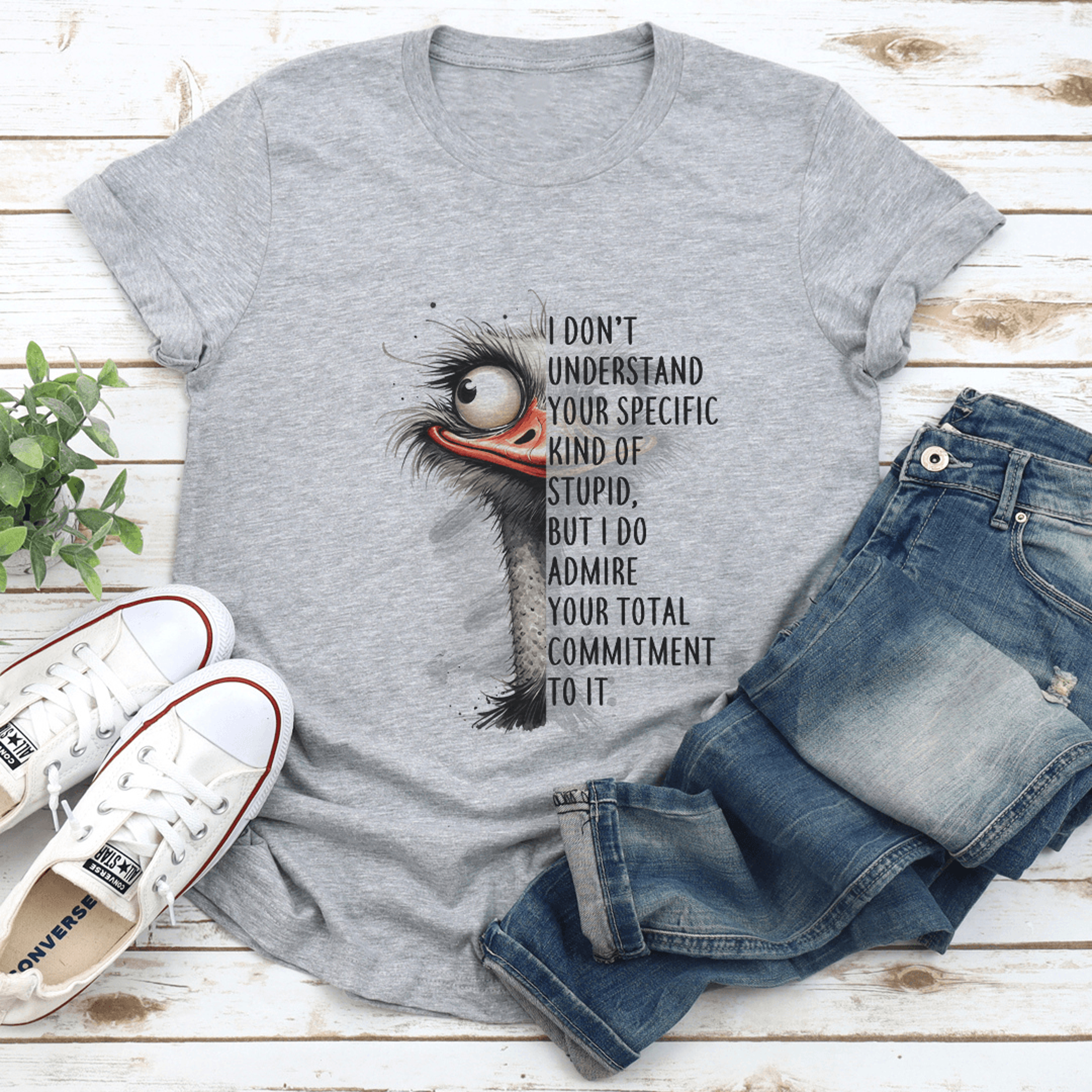 i don't understand your specific kind of stupid tee
