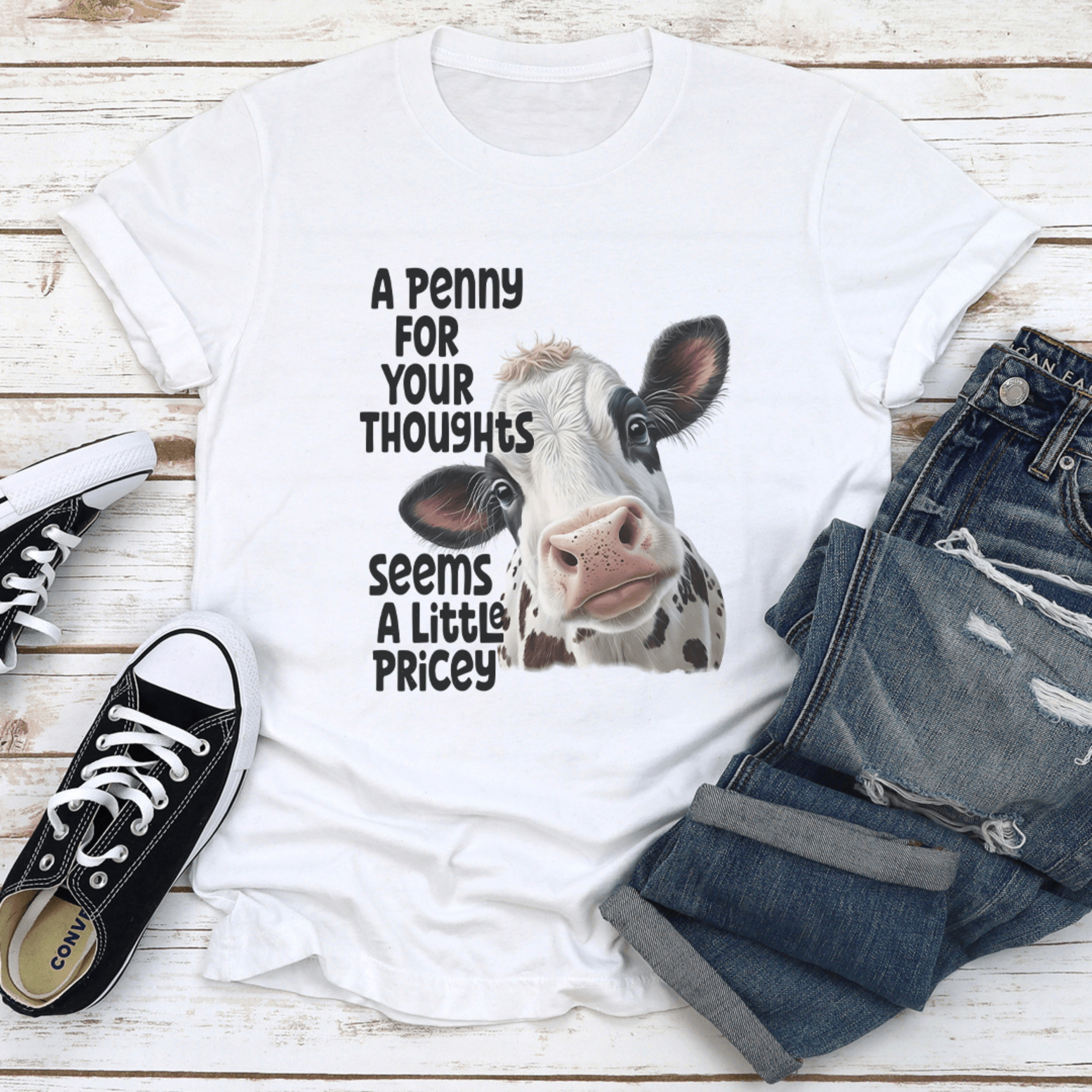 a penny for your thoughts seems a little pricey tee