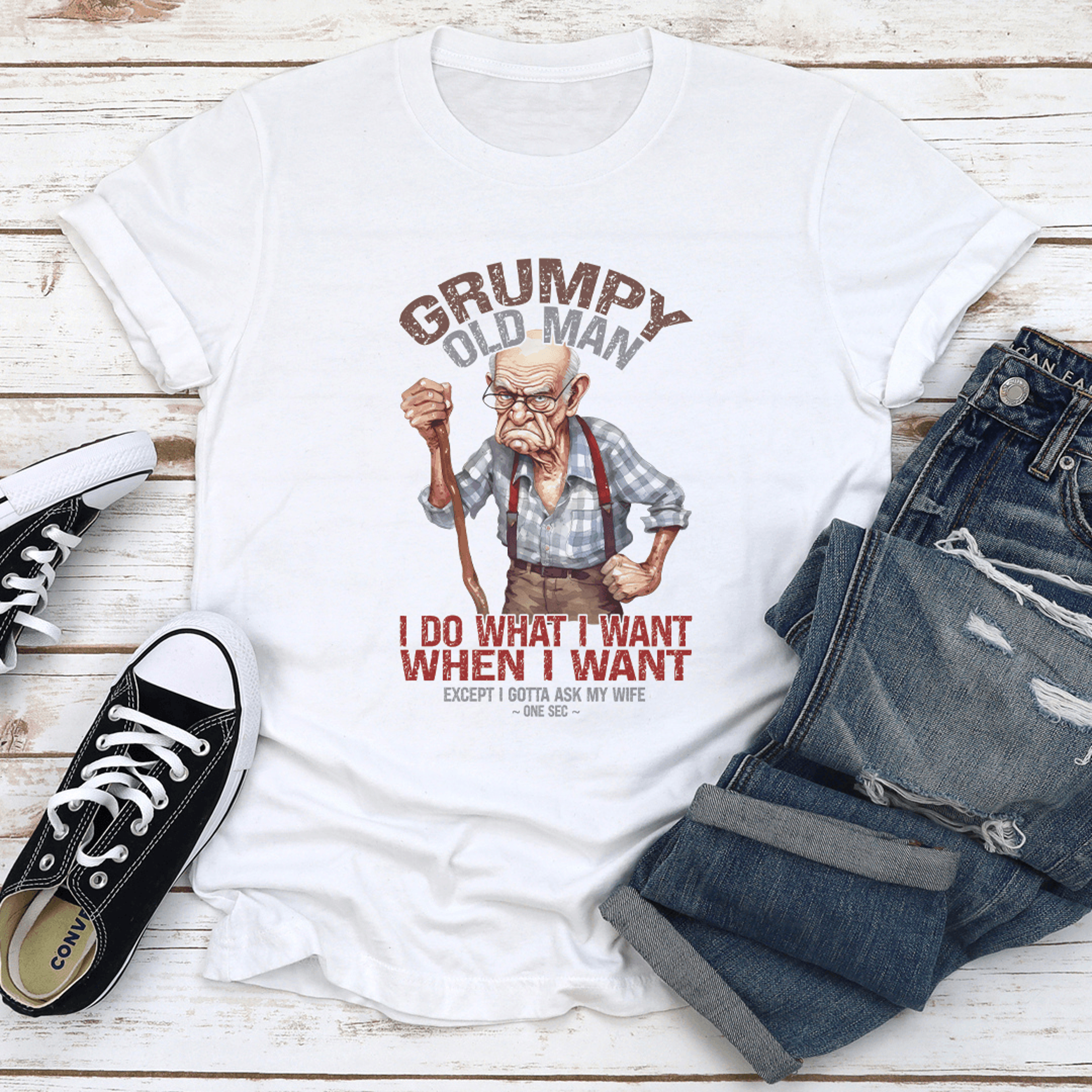grumpy old man i do what i want tee