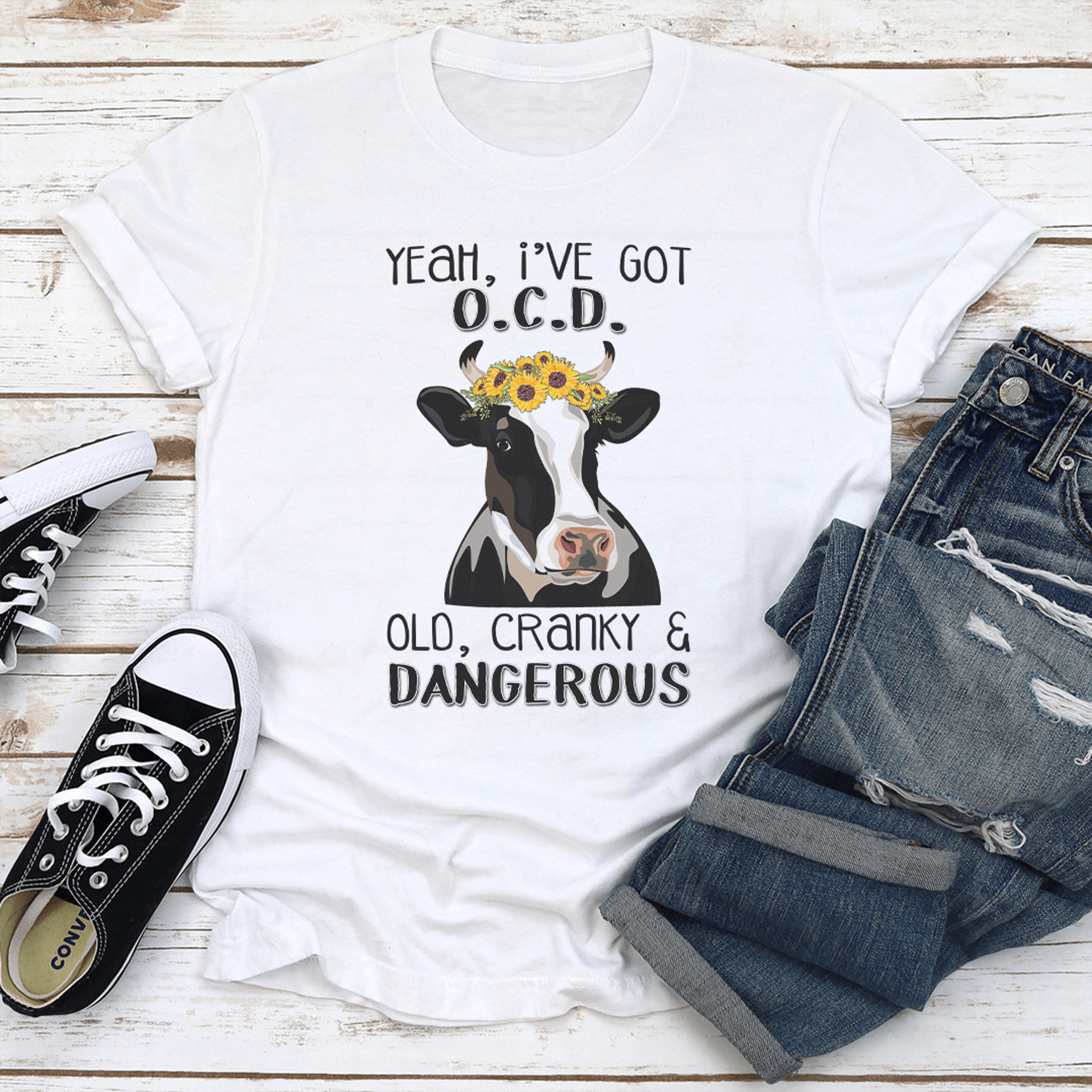 yeah i've ocd old cranky & dangerous tee