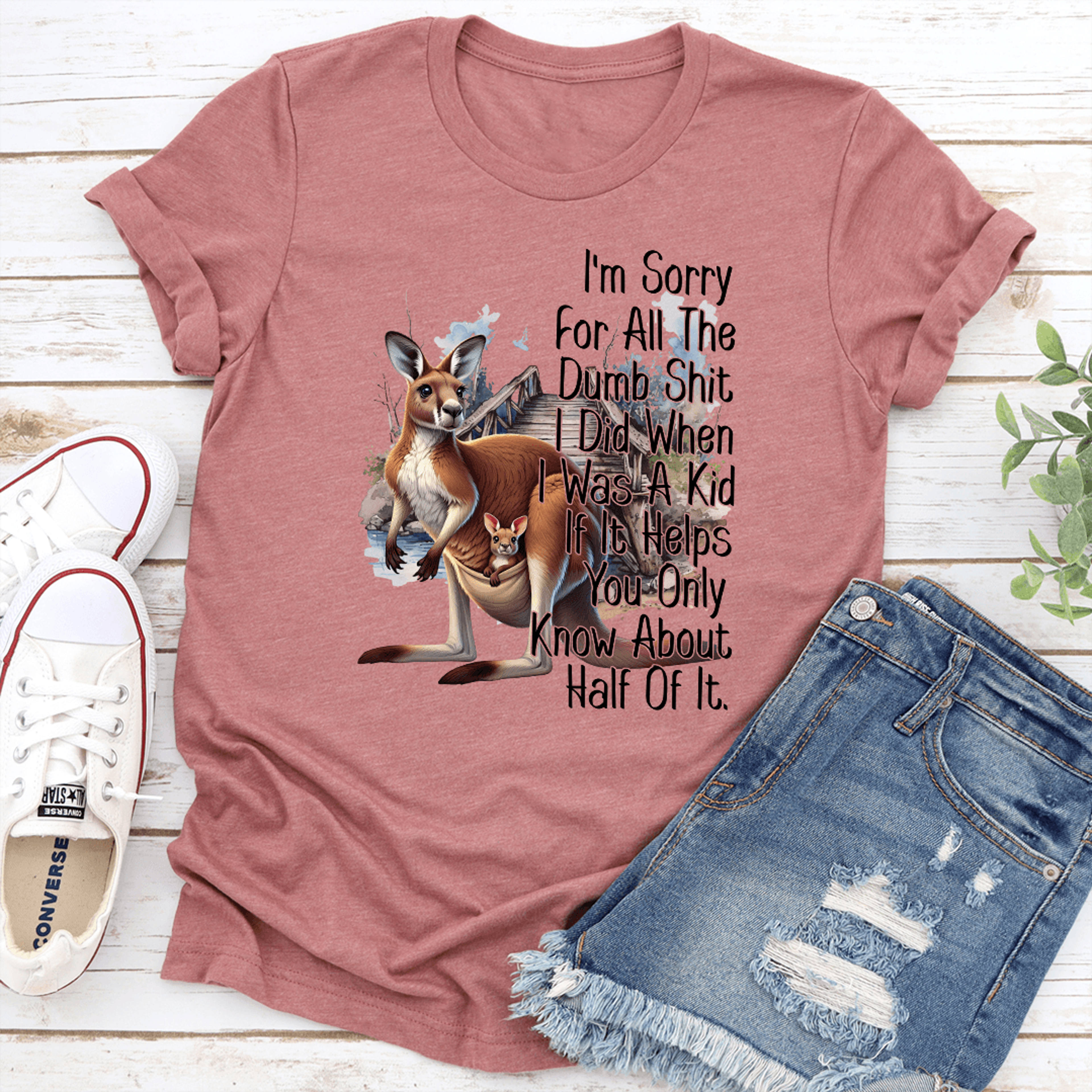 i'm sorry for all the dumb s-it tee