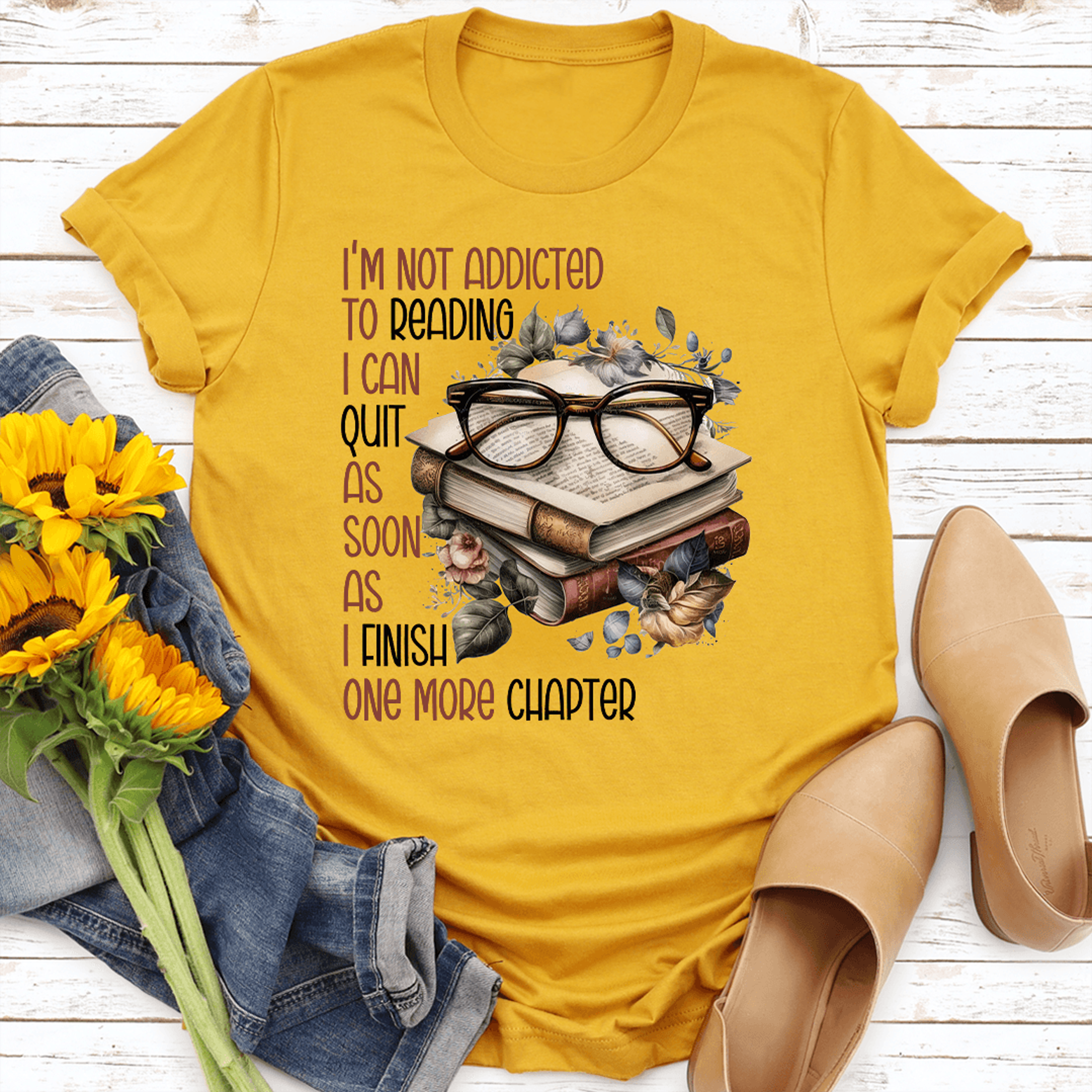 i'm not addicted to reading i can quit as soon tee