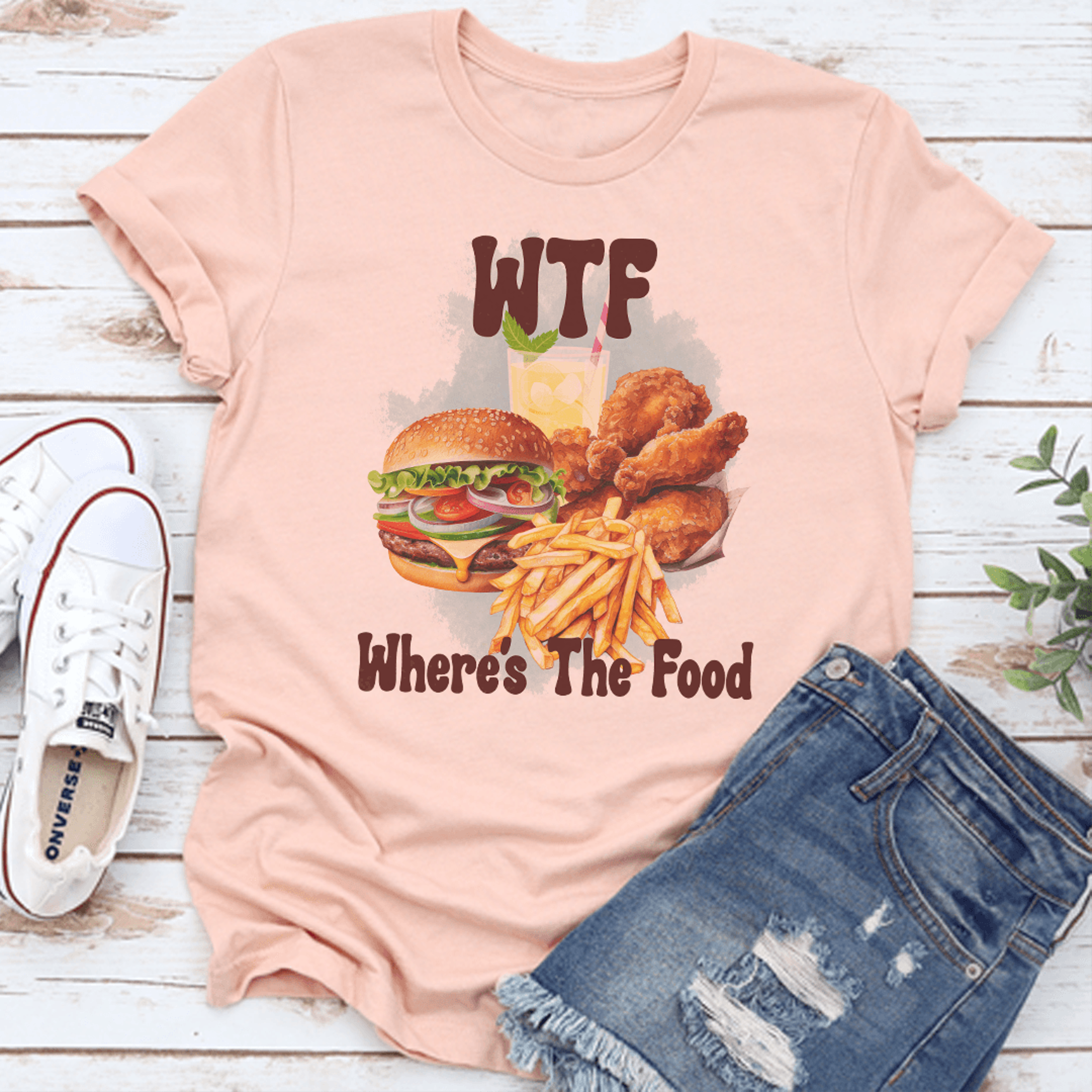 wtf where's the food tee