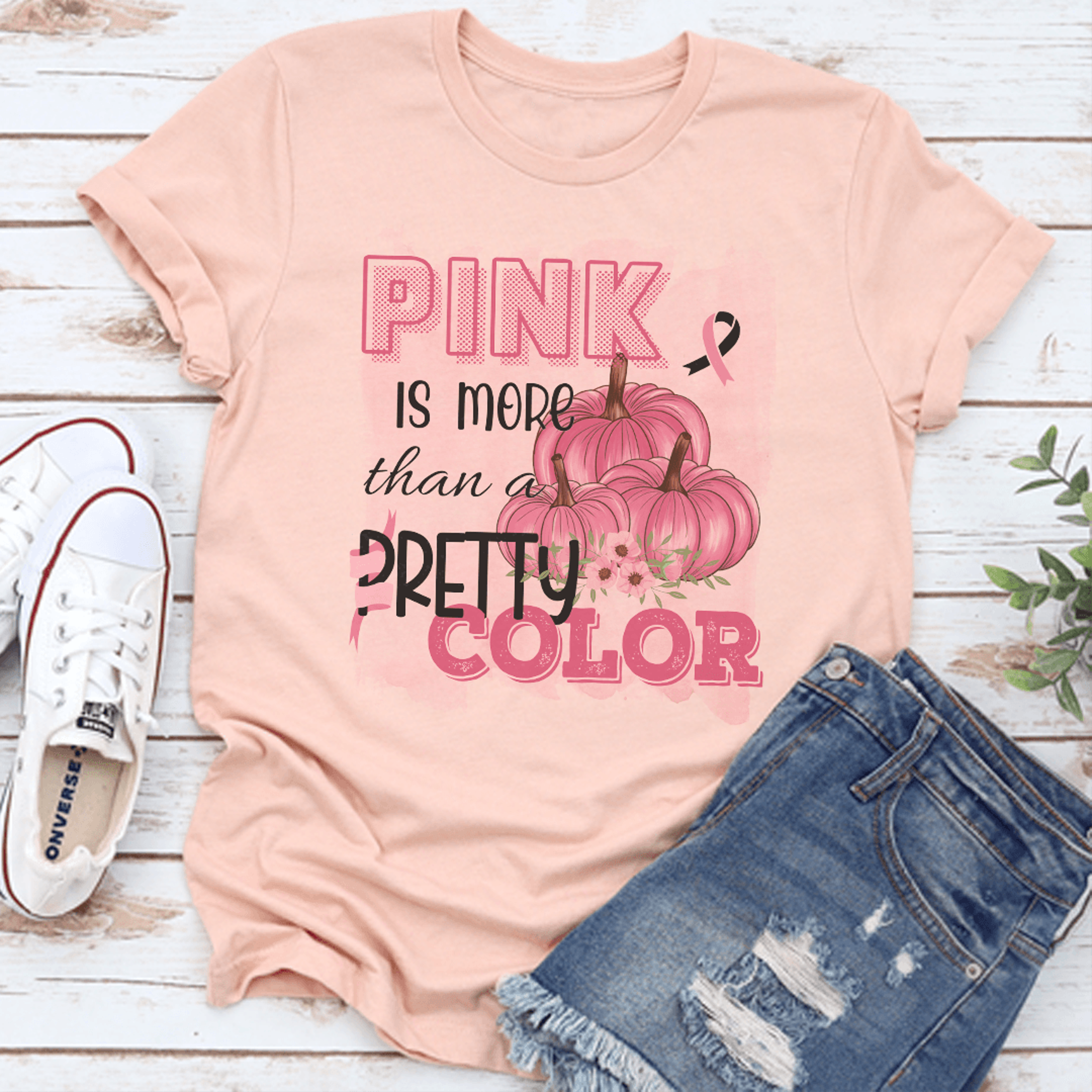 pink is more than a pretty color tee