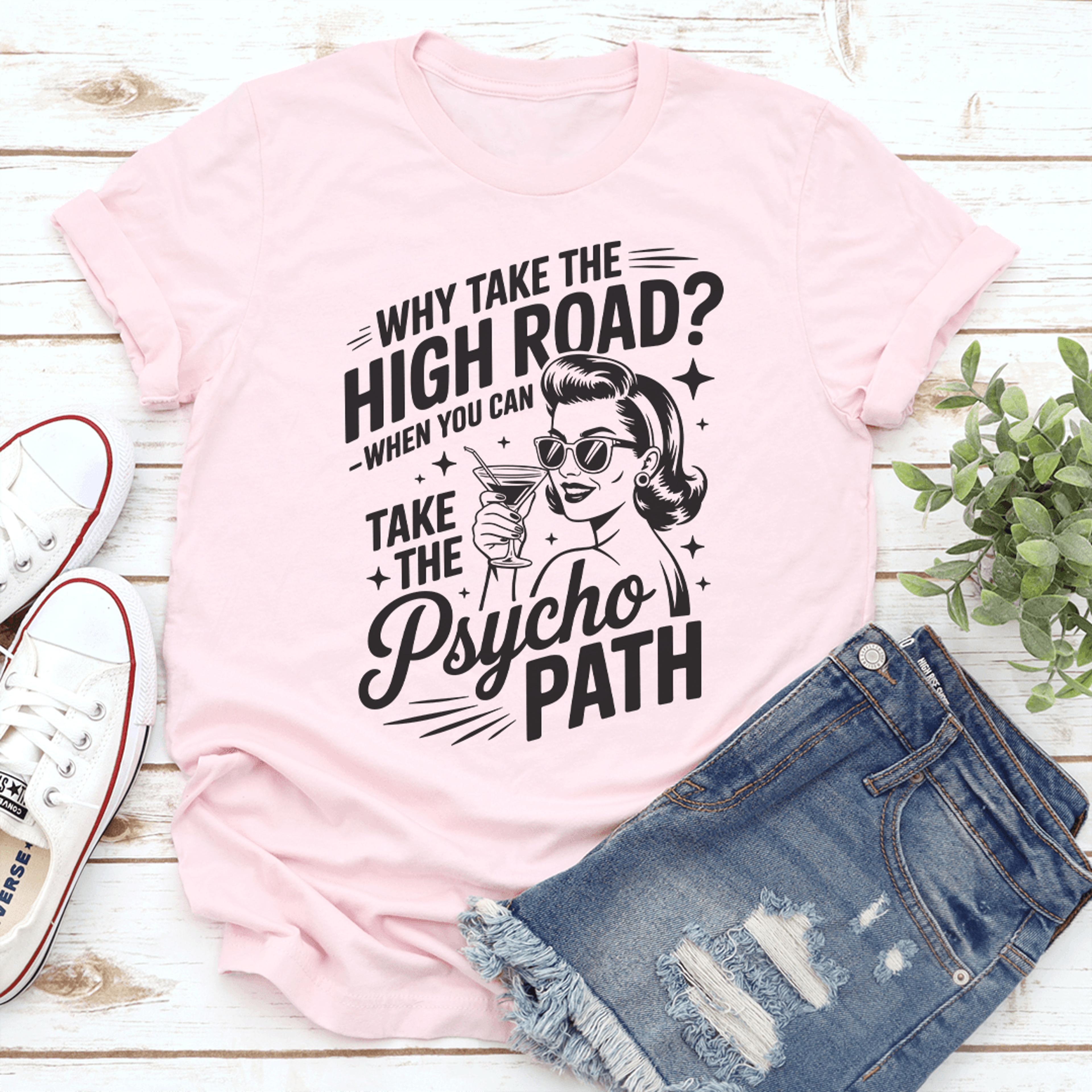 why take the high road tee