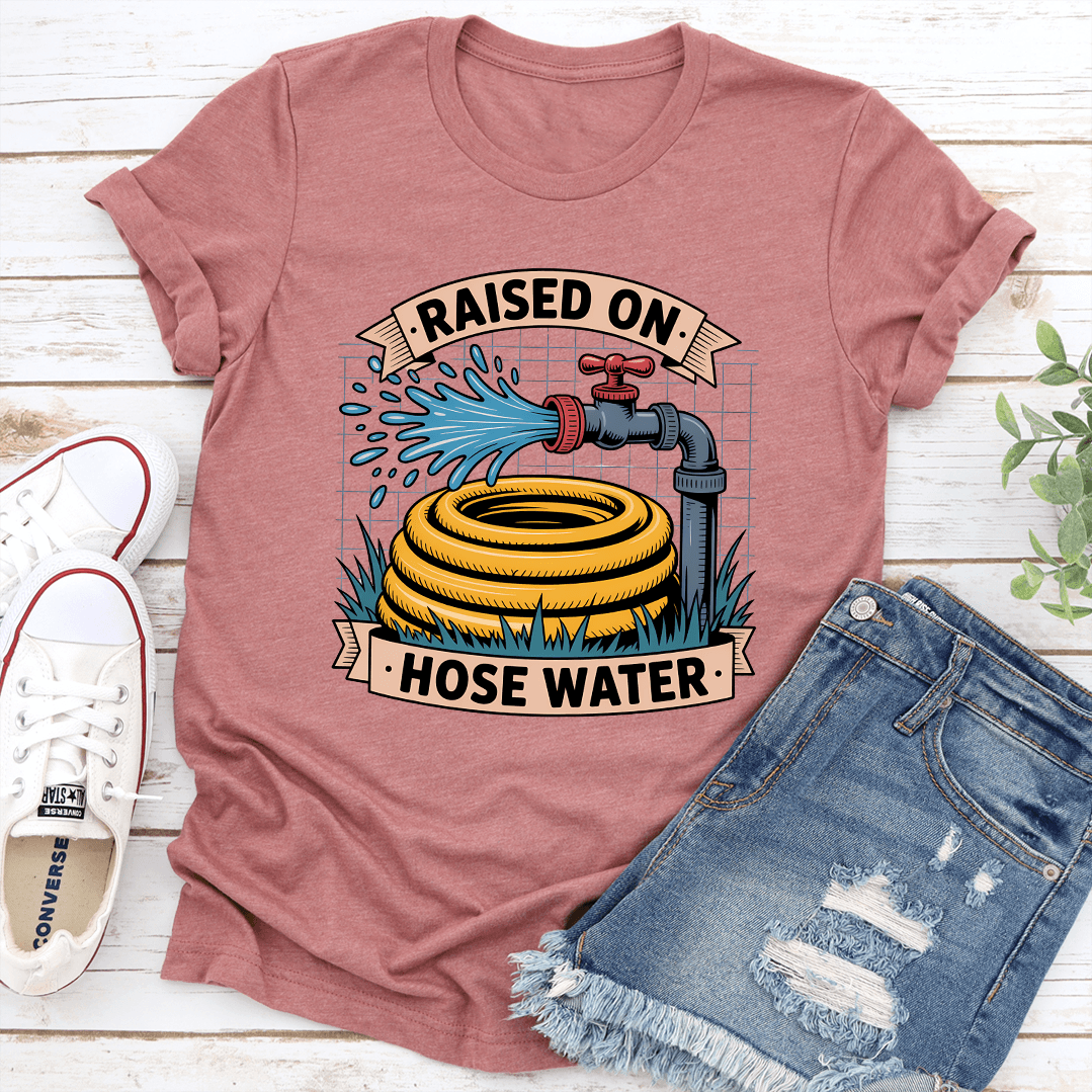 raised on hose water tee