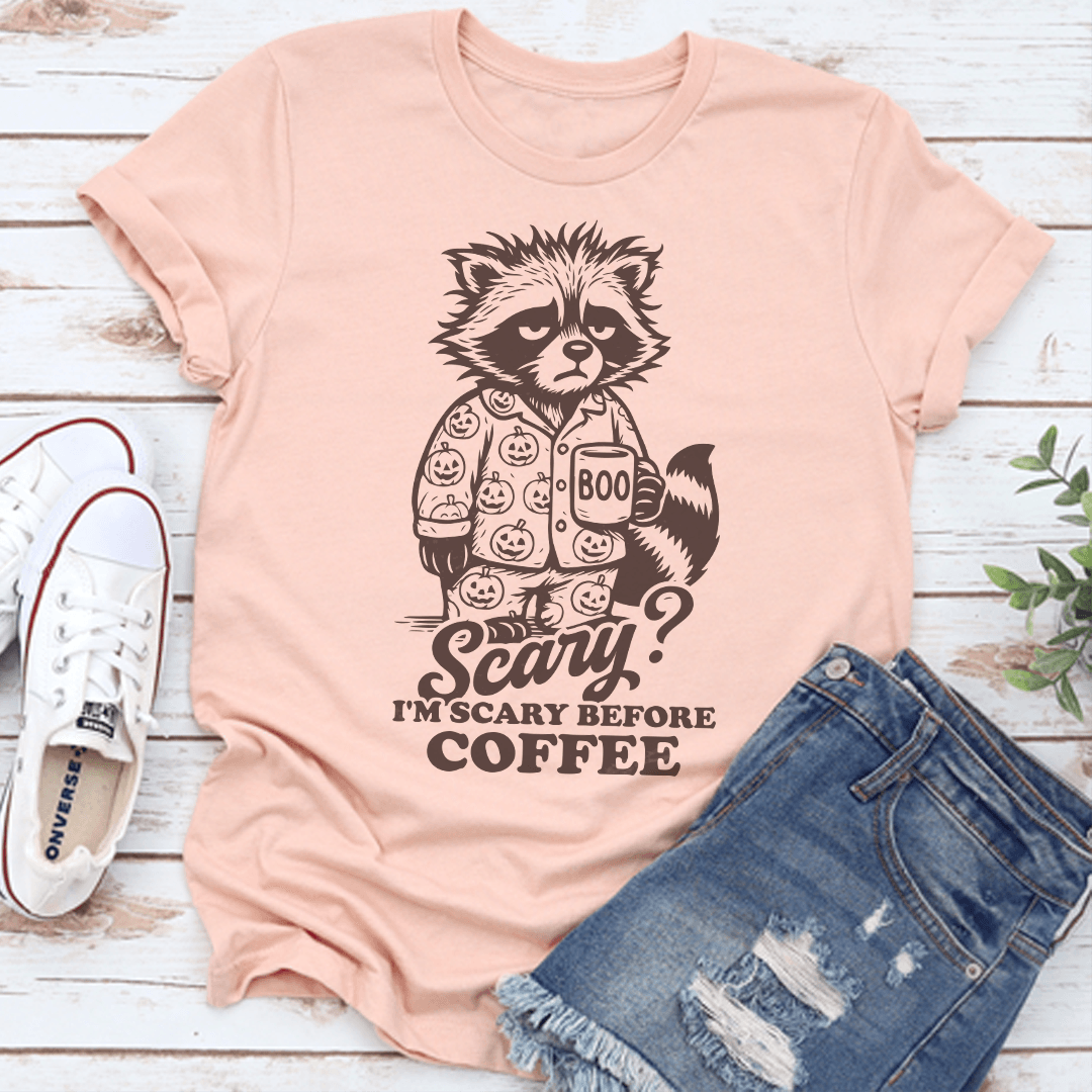 scary i'm scary before coffee tee