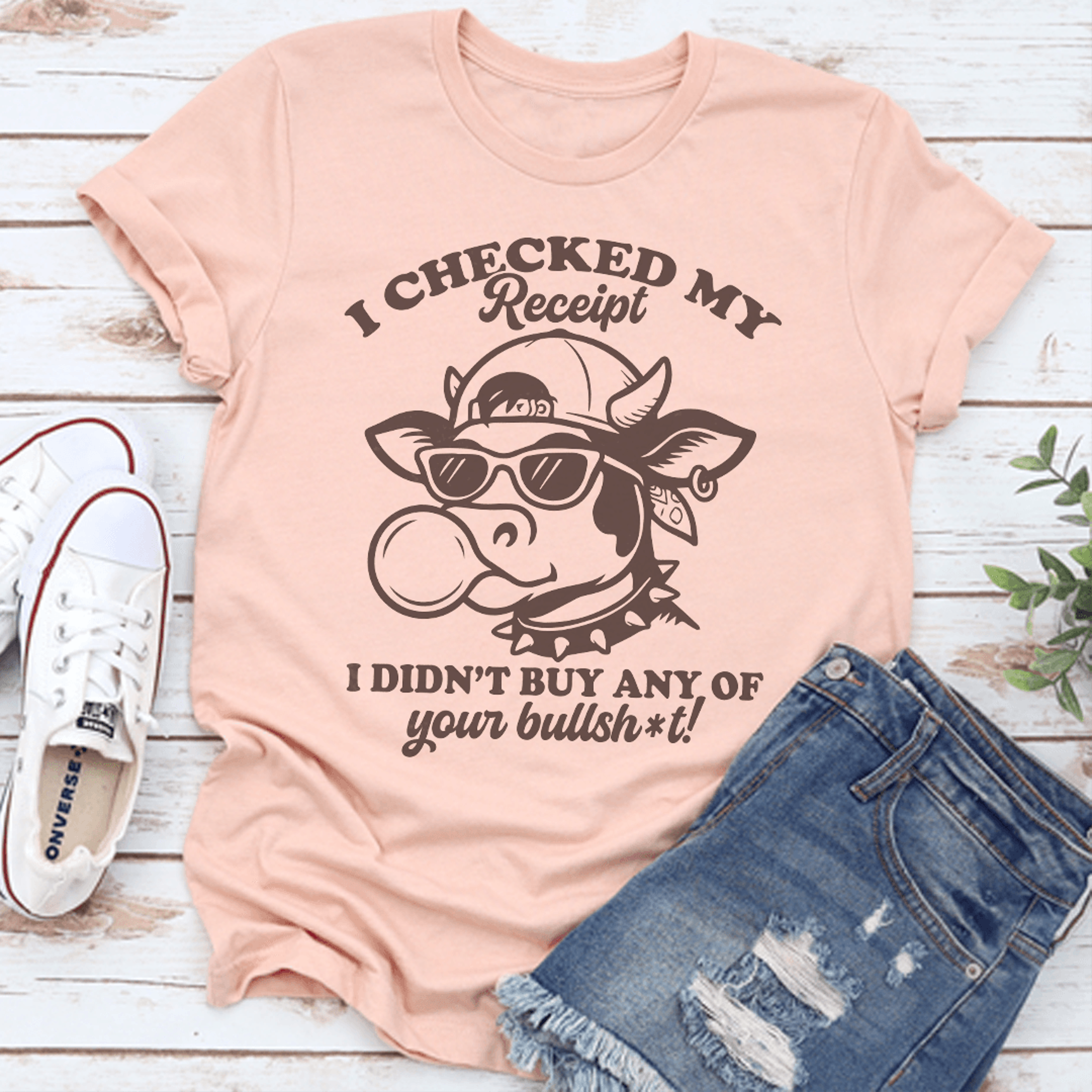 i checked my receipt tee