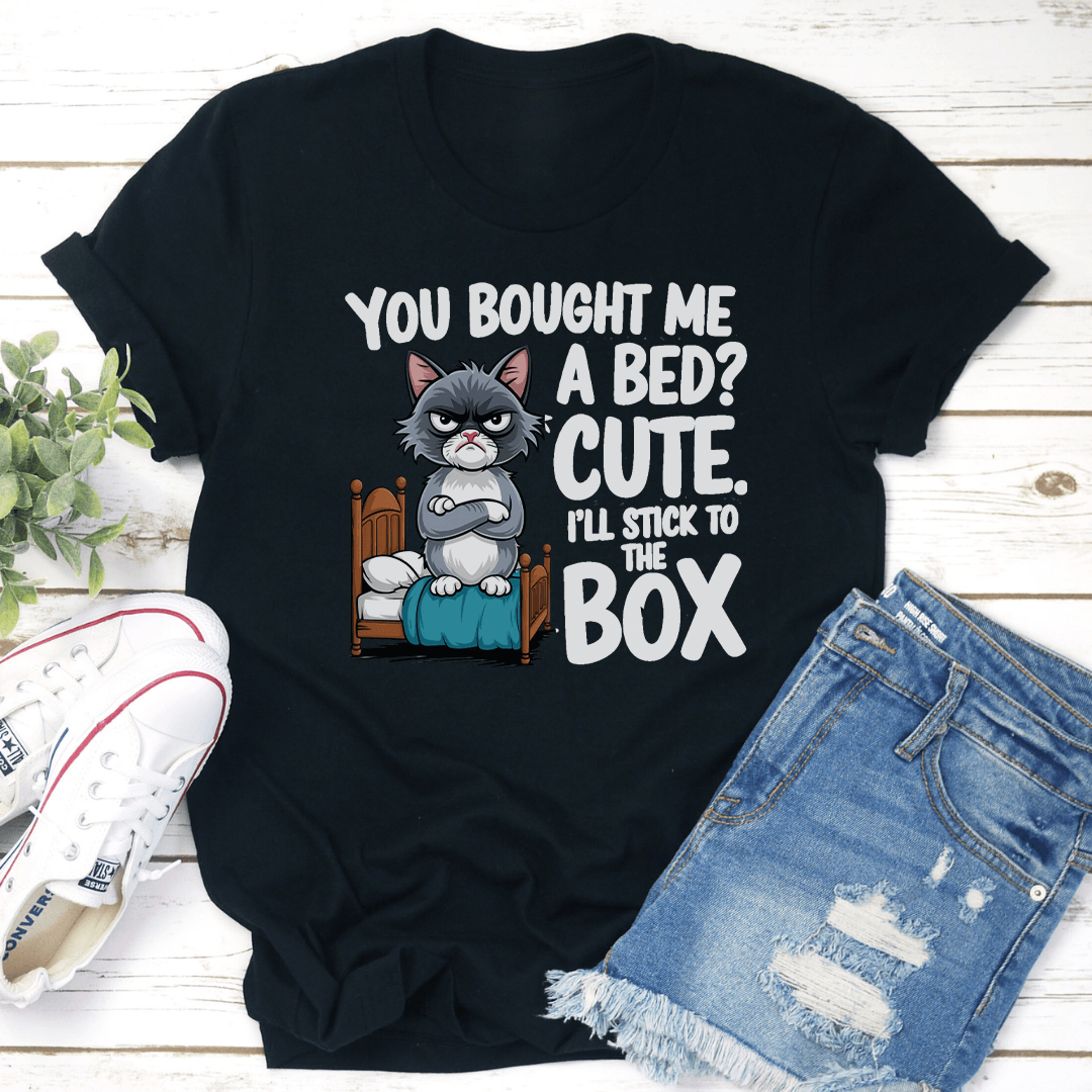 you bought me a bed cute tee