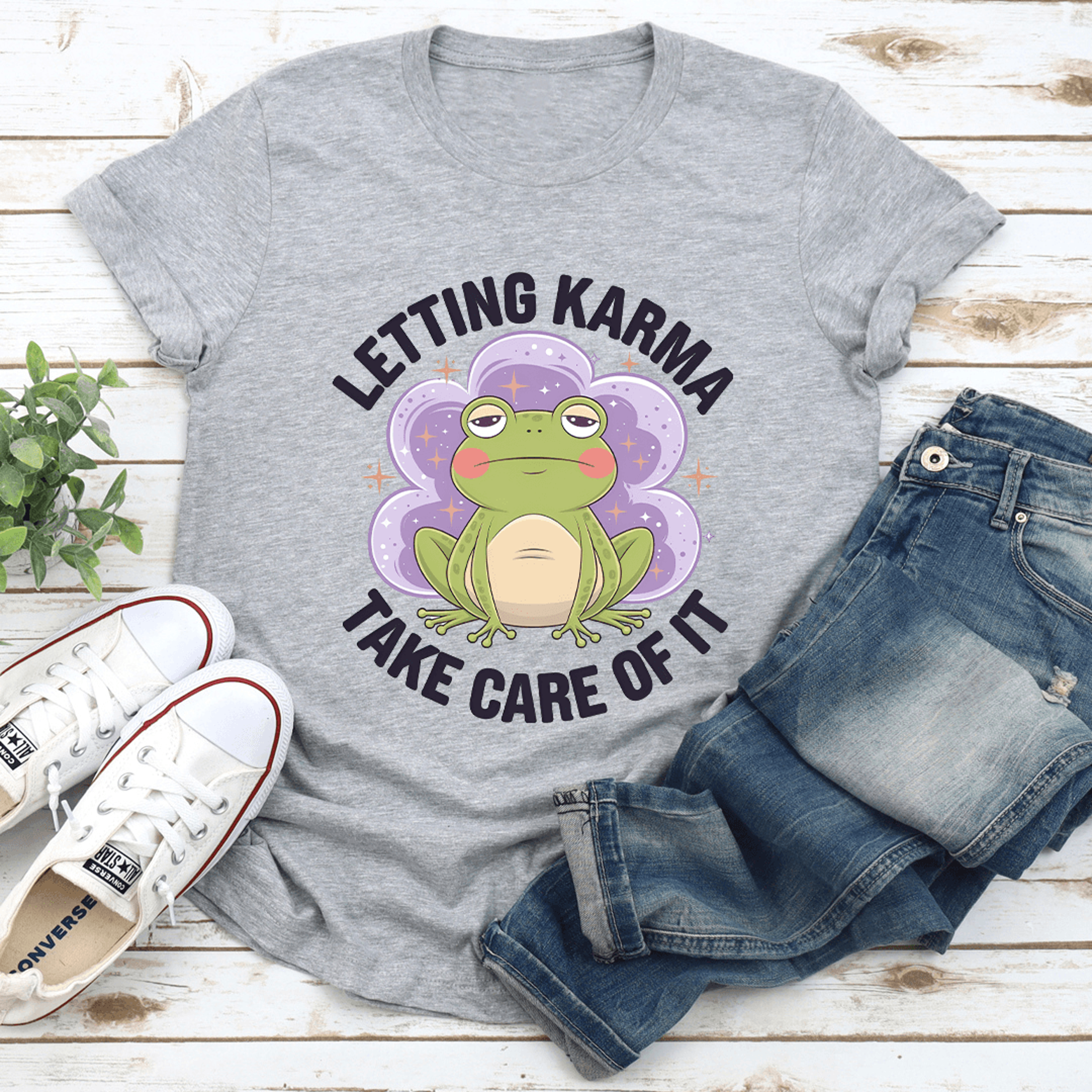 letting karma take care of it tee