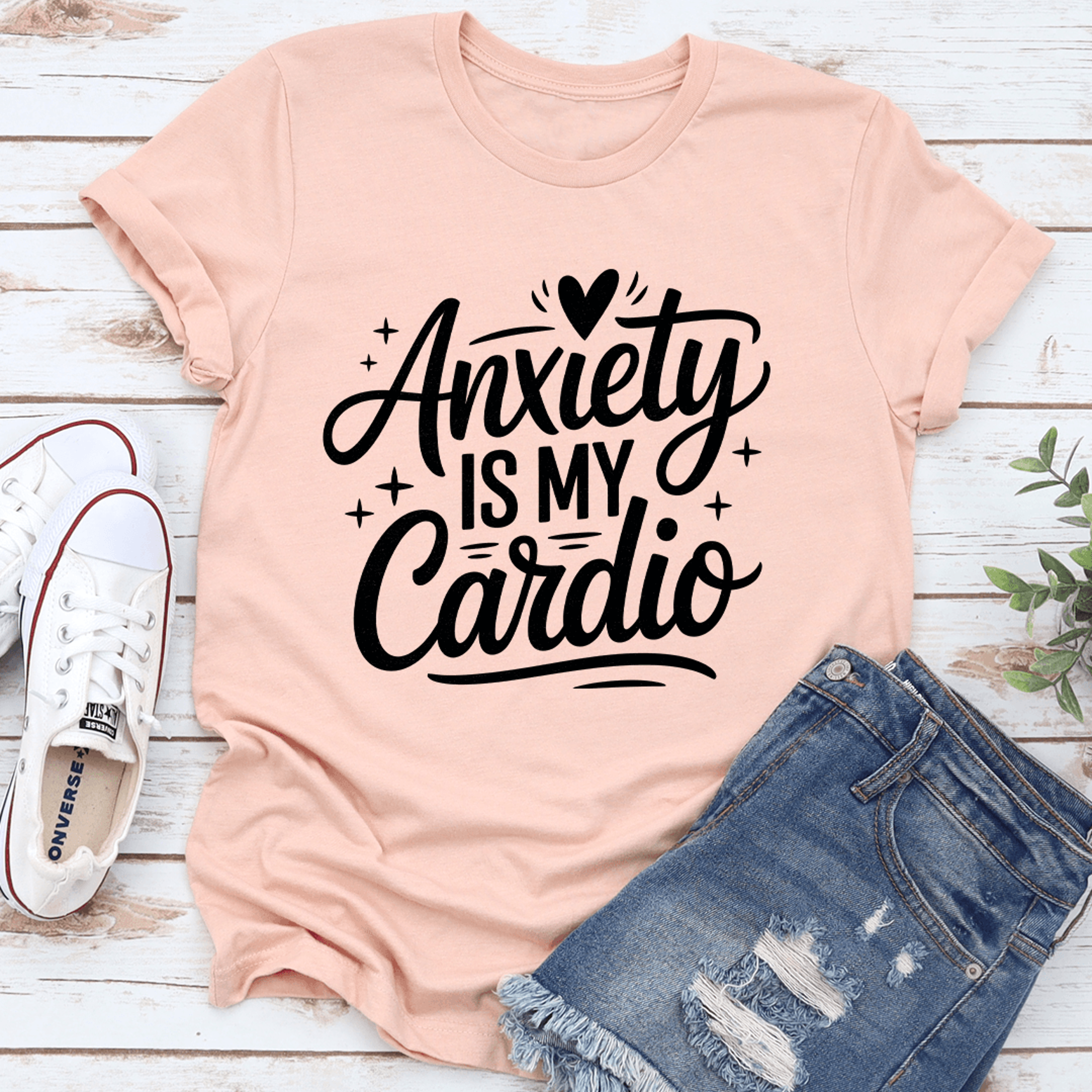 anxiety is my cardio tee