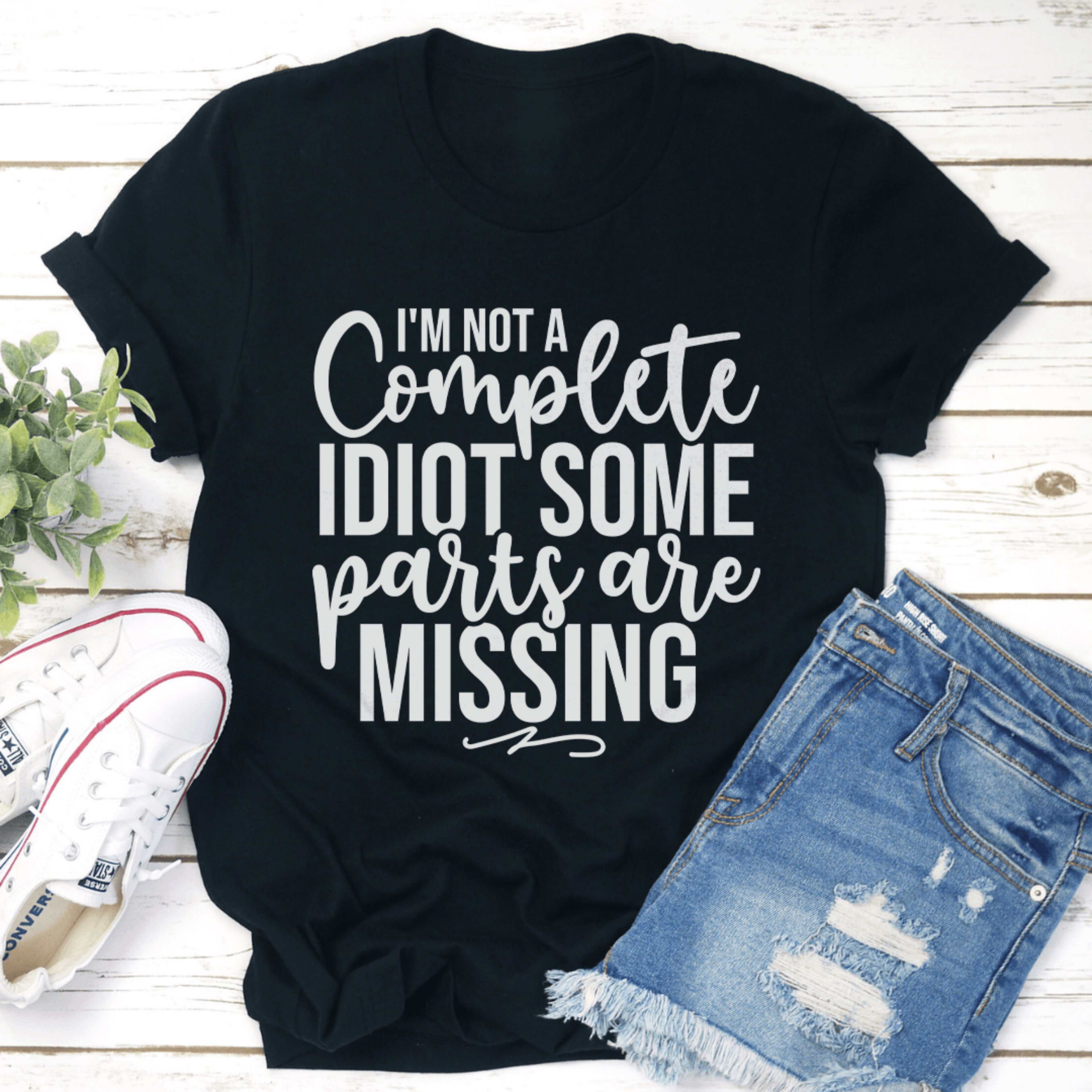 i'm not a complete idiot some parts are missing tee