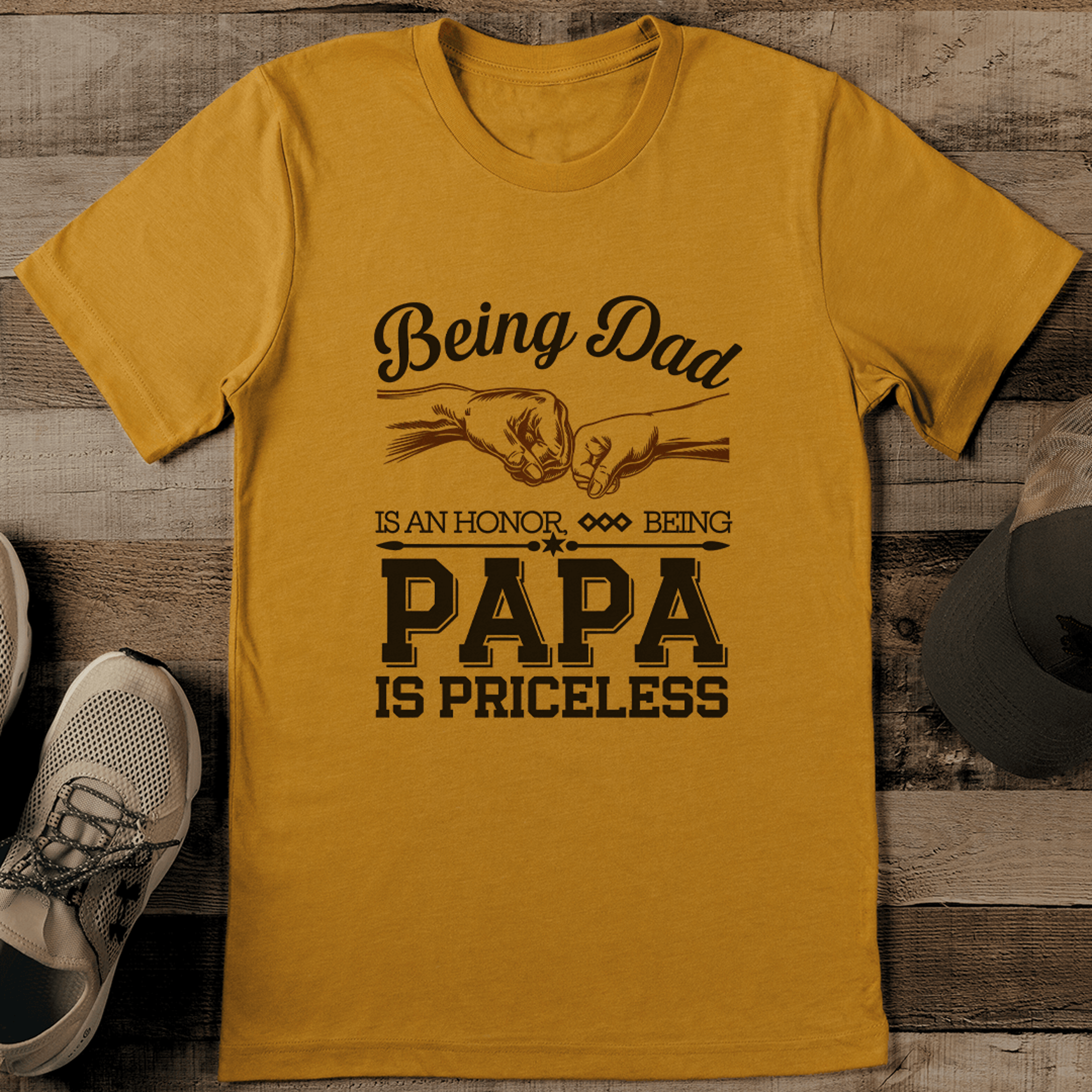 being dad is an honor tee