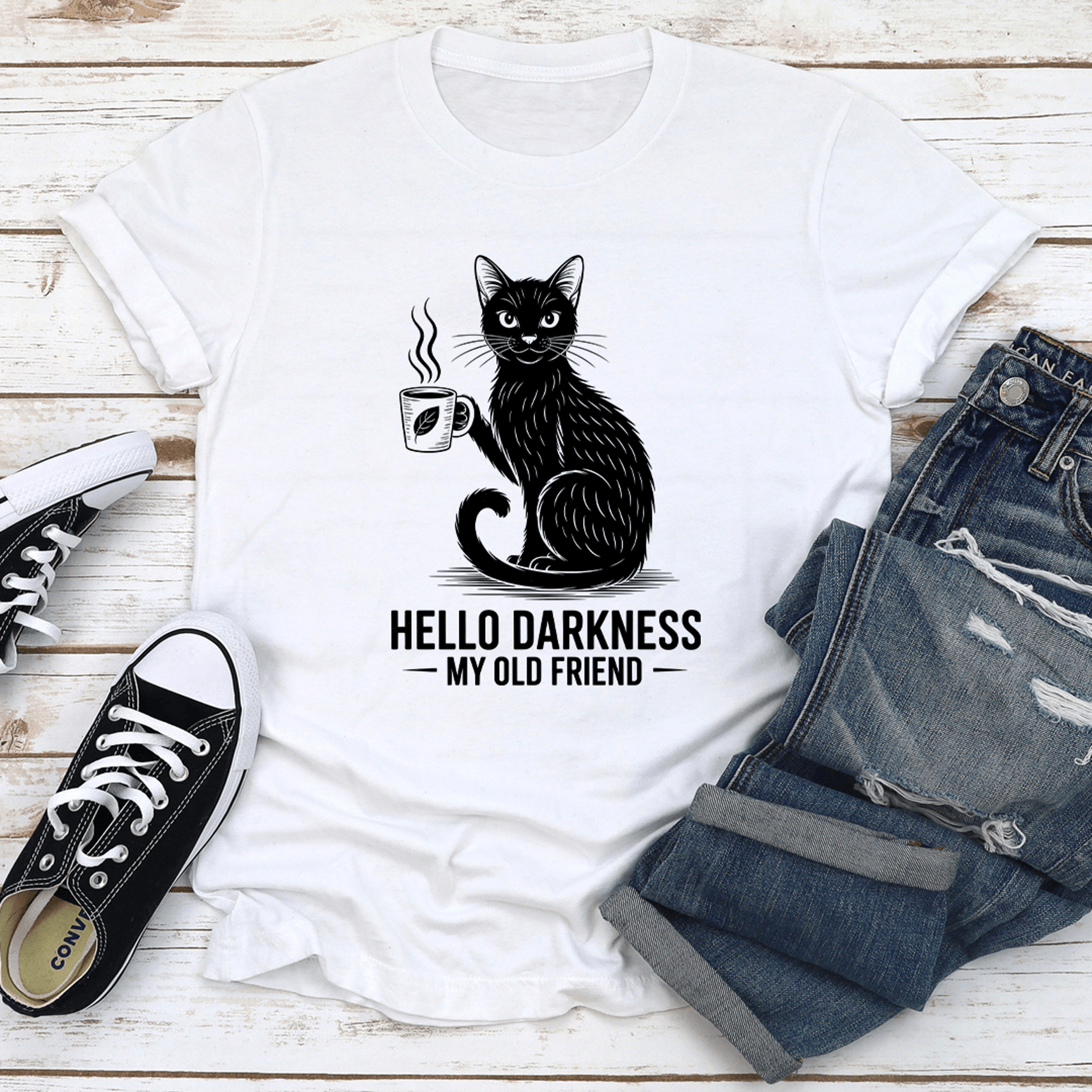 hello darkness my old friend tee