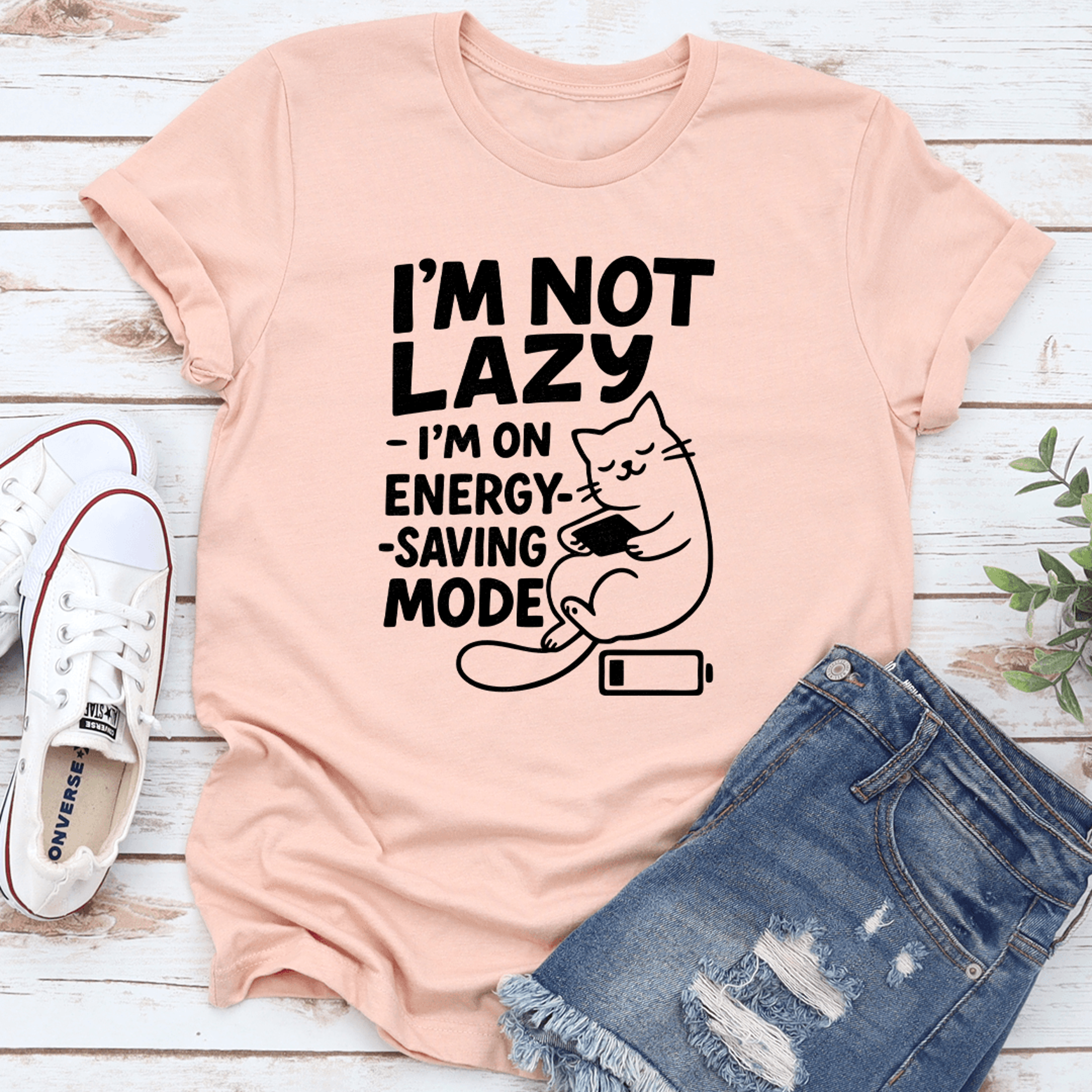 i'm not lazy tee