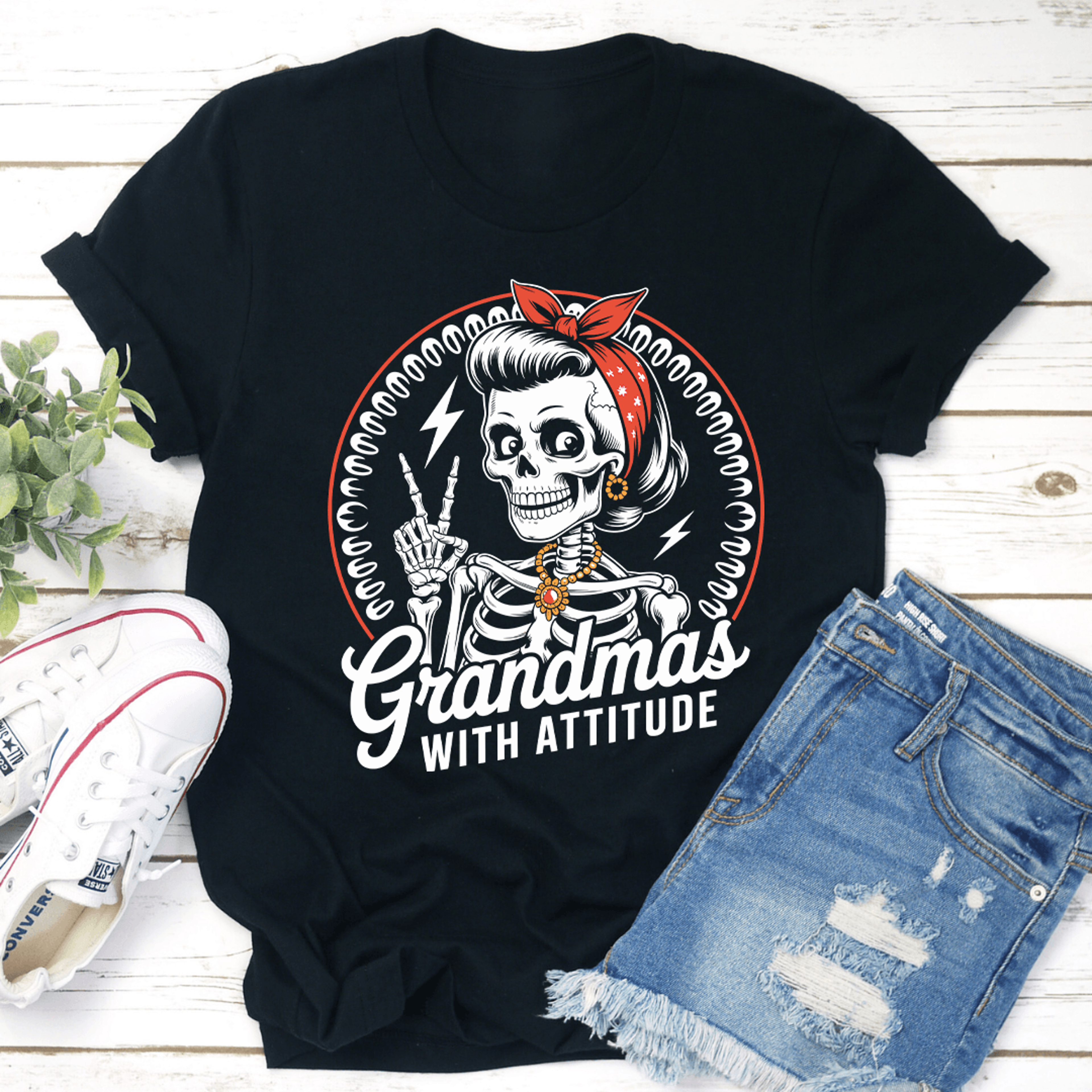 grandmas with a attitude tee