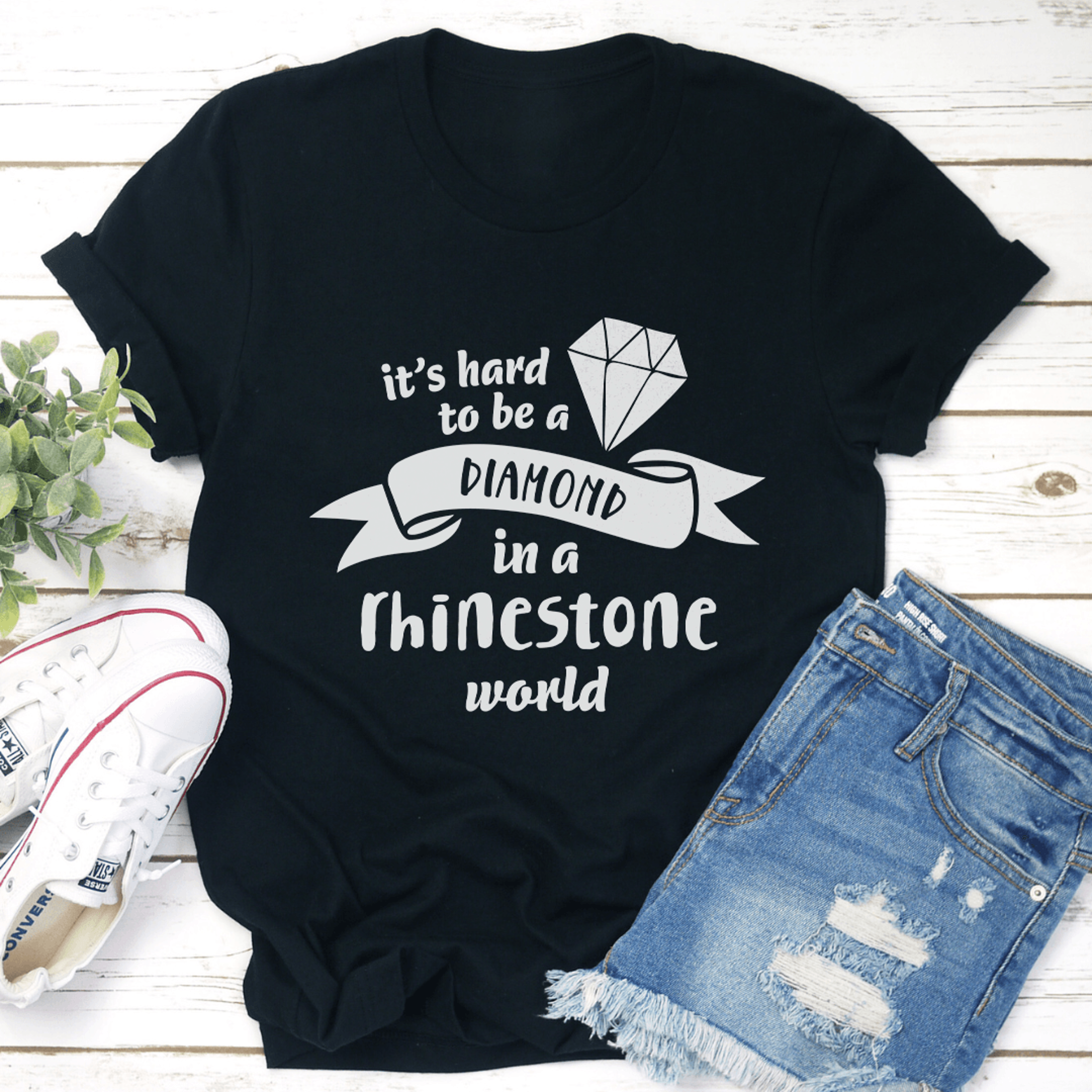 it's hard to be a diamond tee