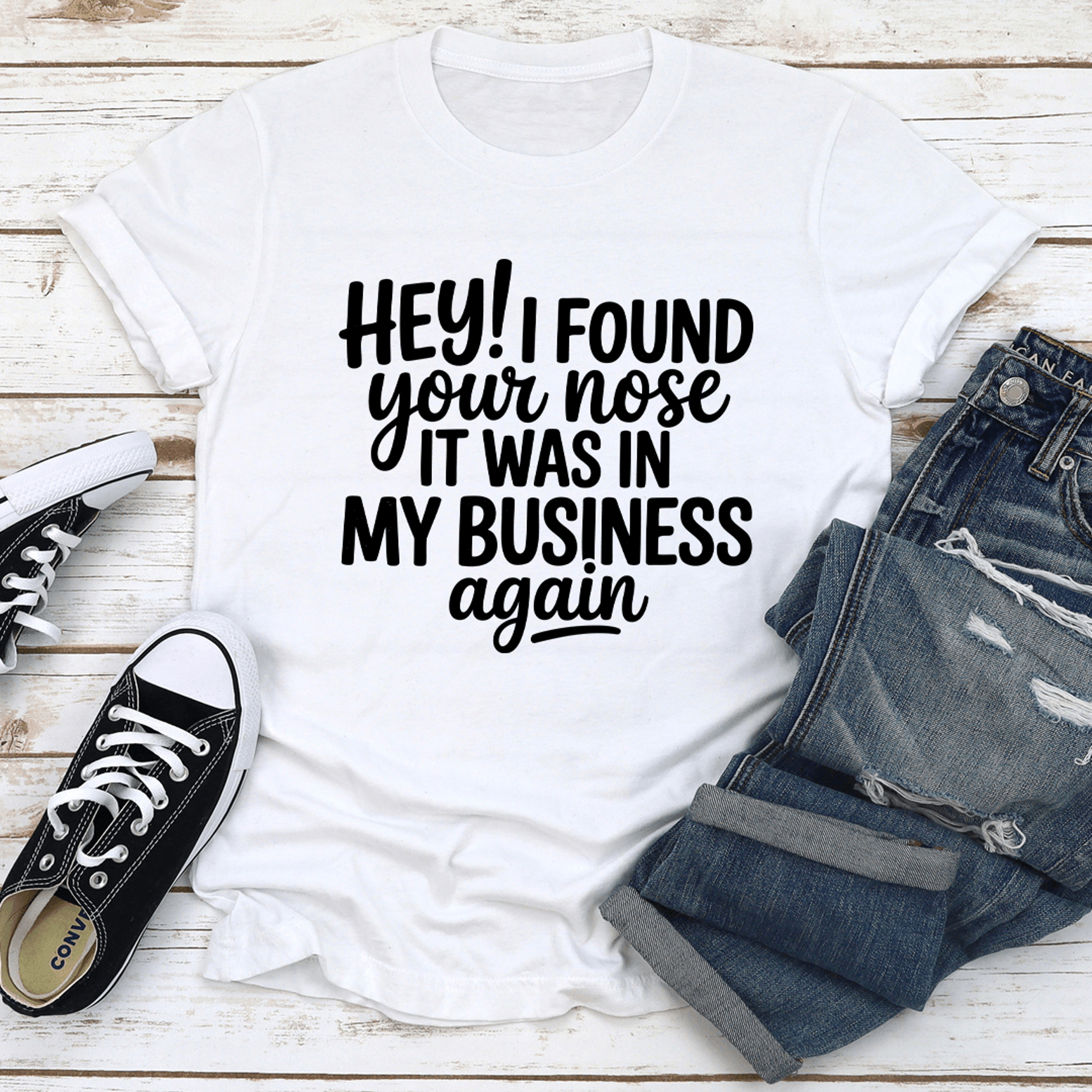 hey i found your nose tee