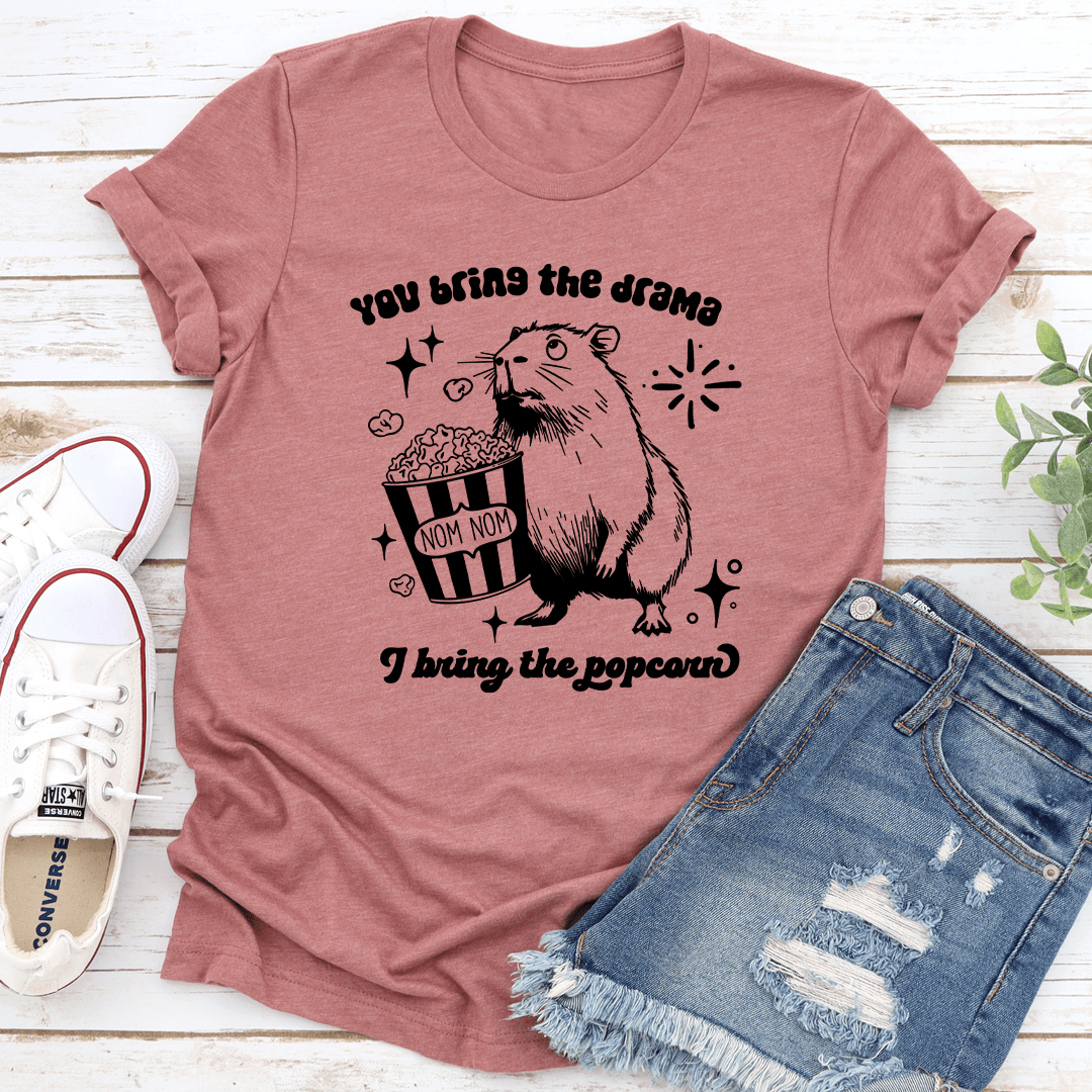 you bring the drama tee