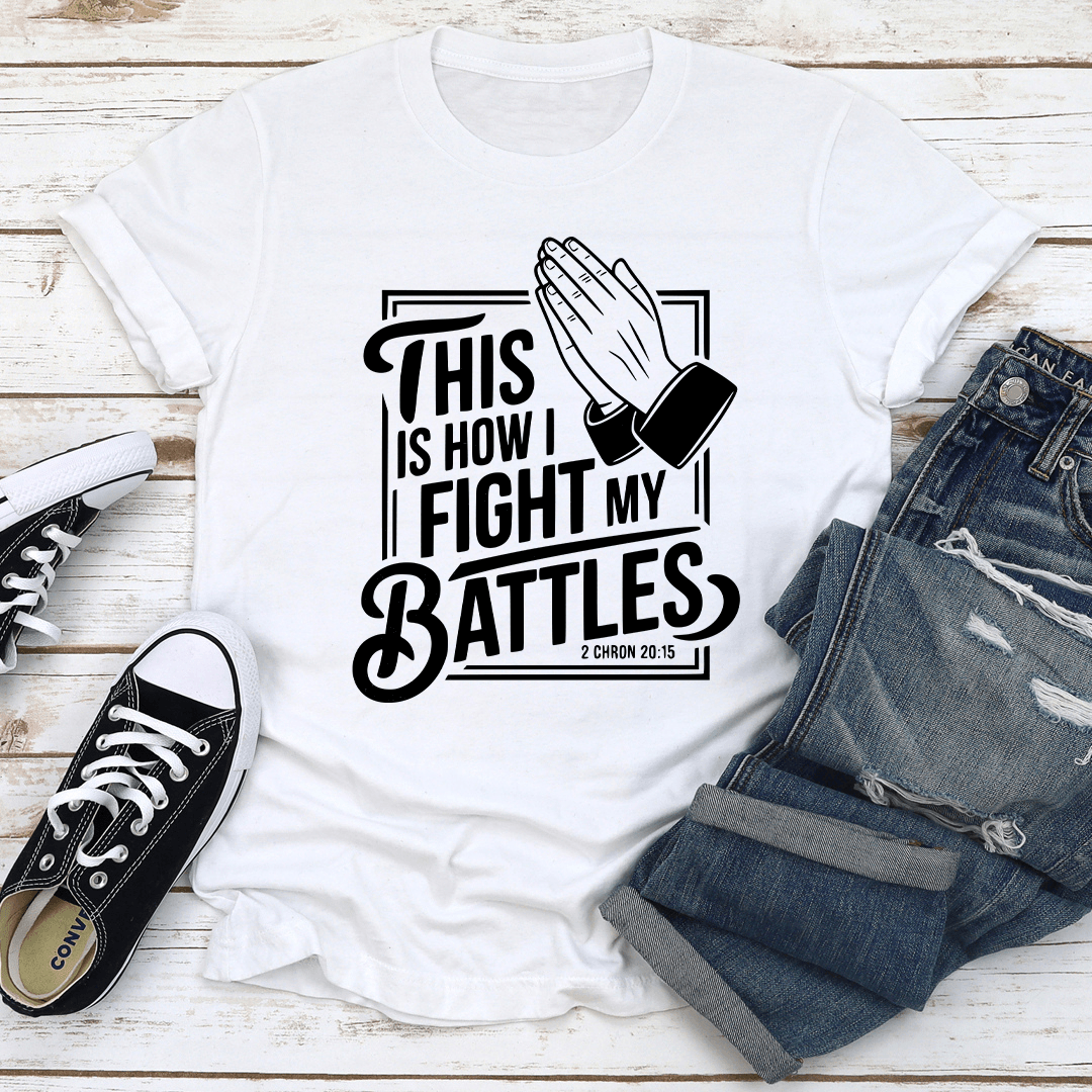 this is how i fight my battles tee
