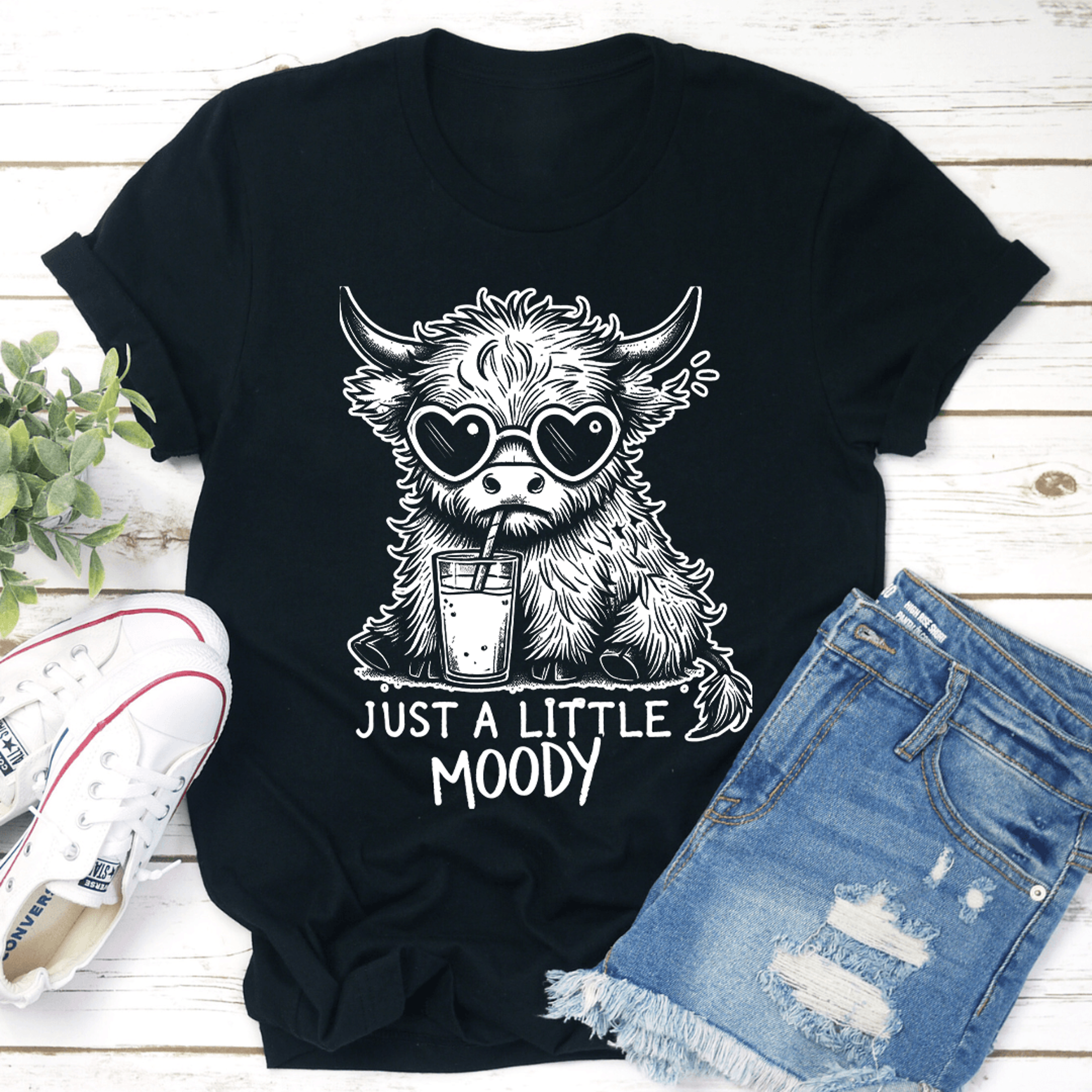 just a little moody tee