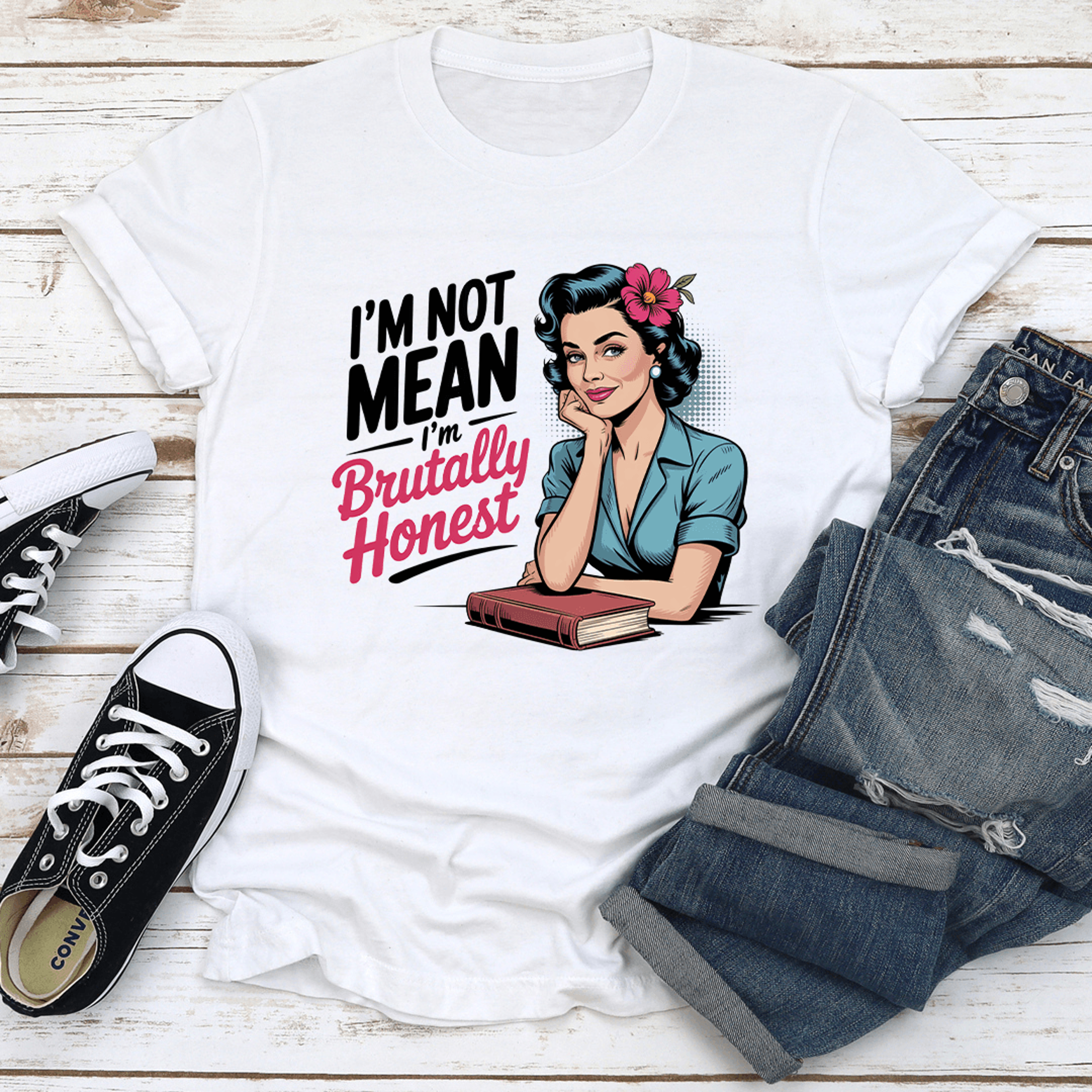 i'm not mean i'm brutally honest tee