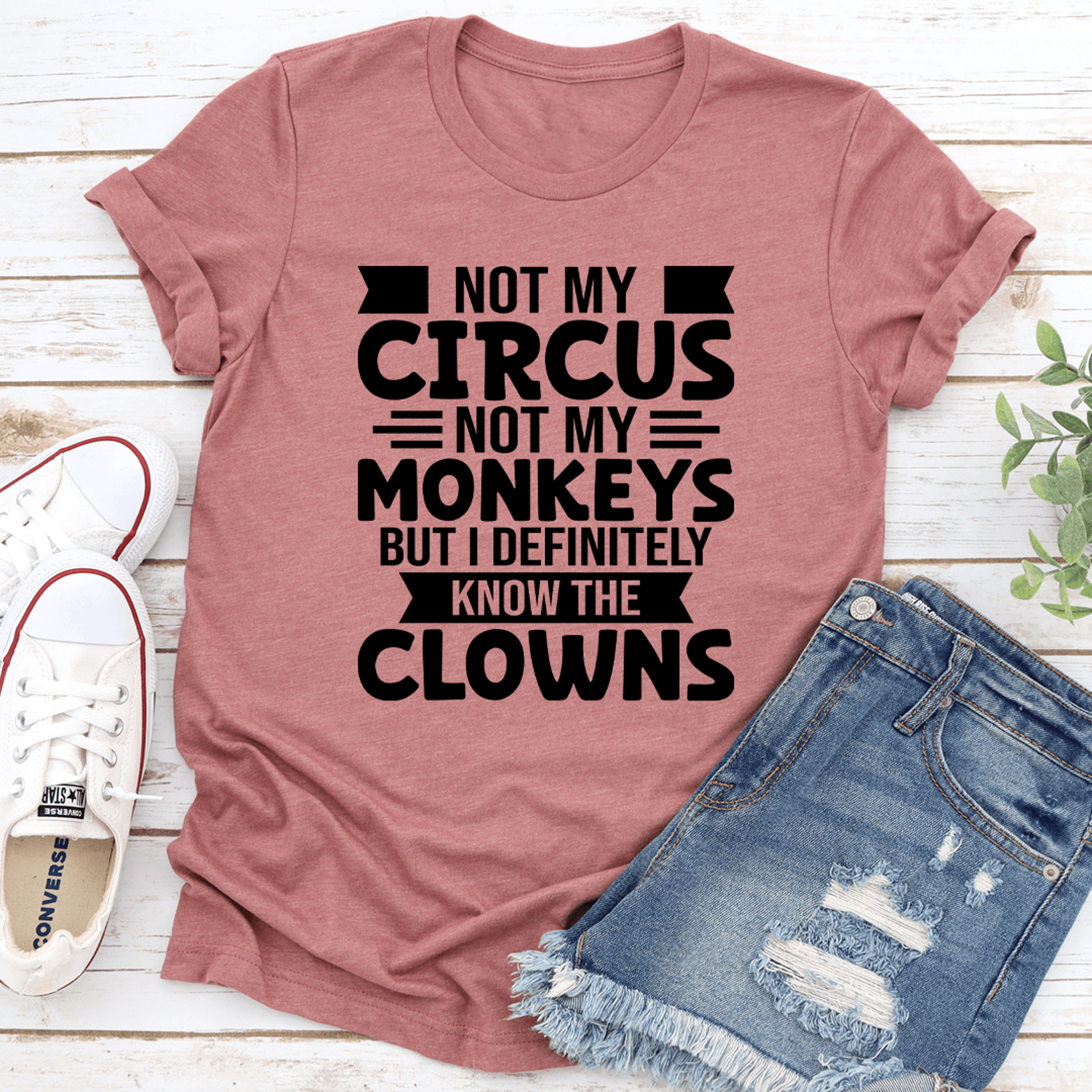 not my circus not my monkeys tee