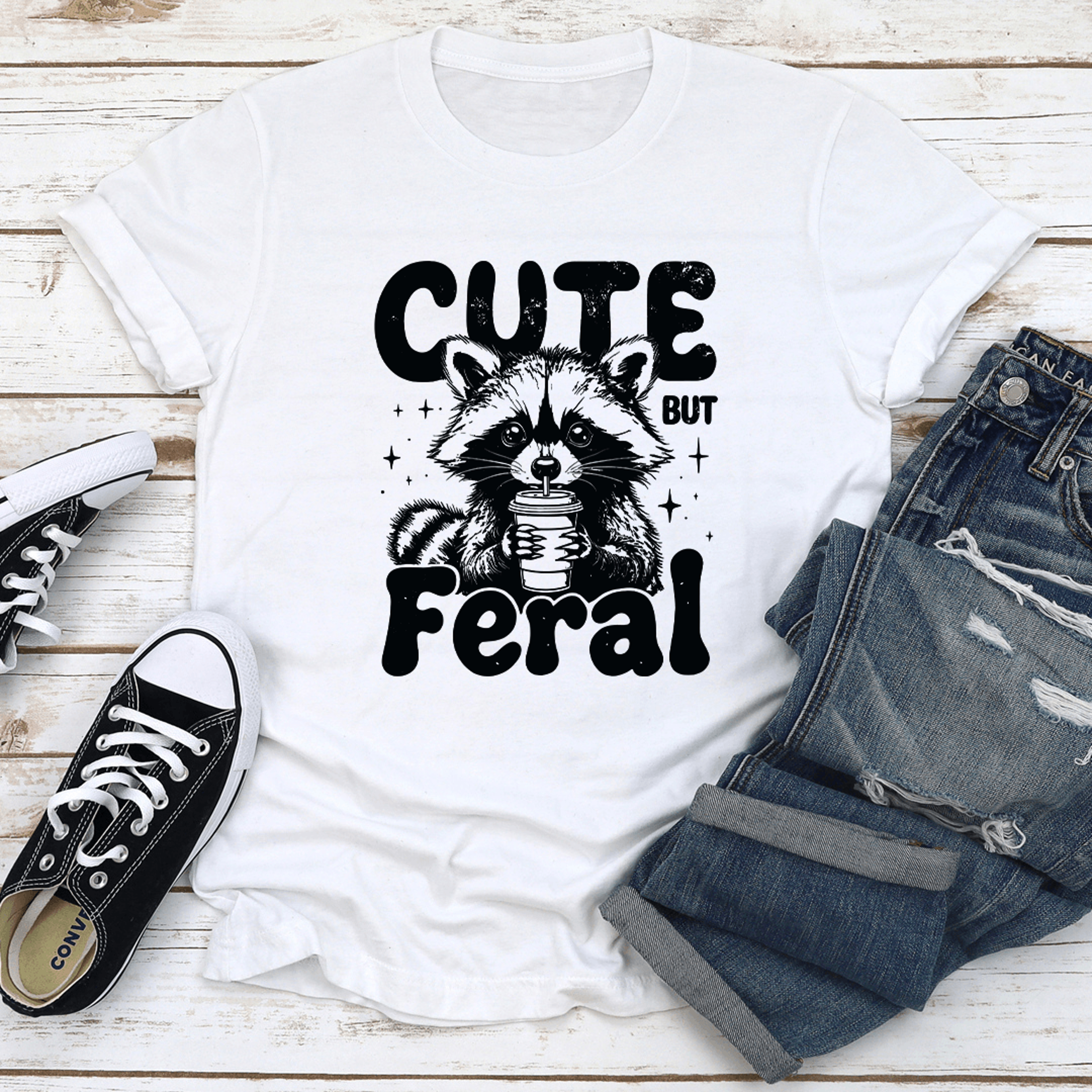 cute but feral tee