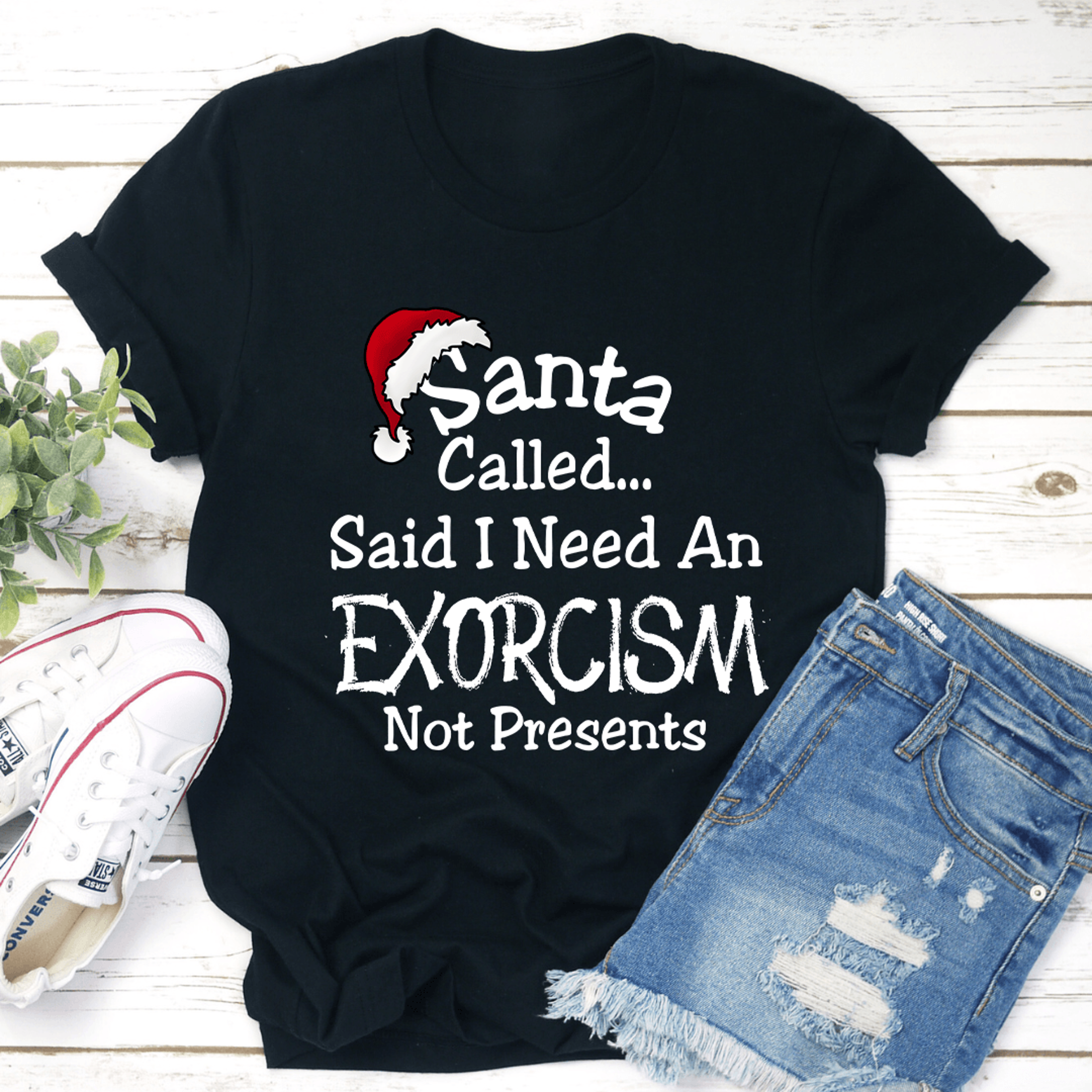 santa called said tee