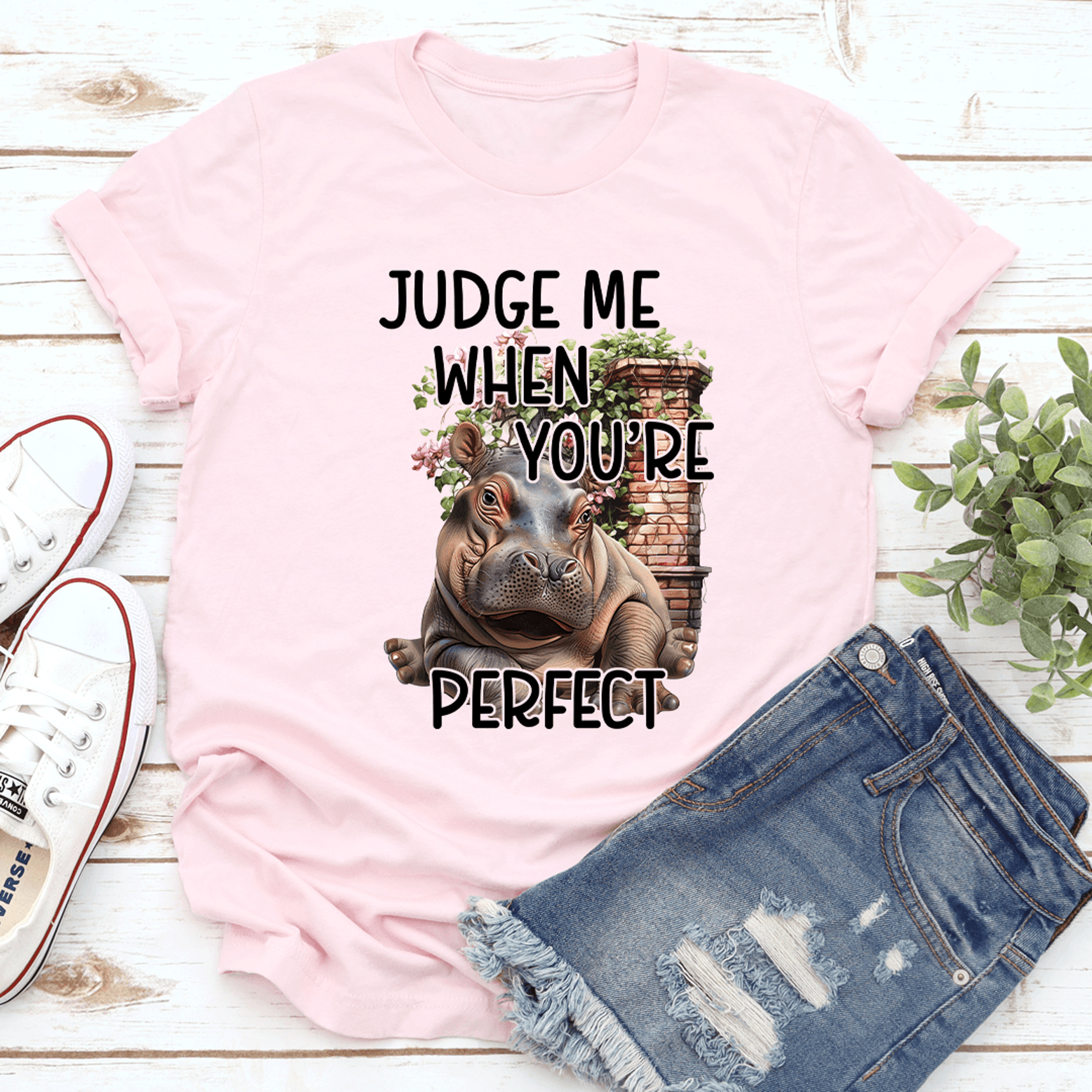 judge me when youre perfect tee