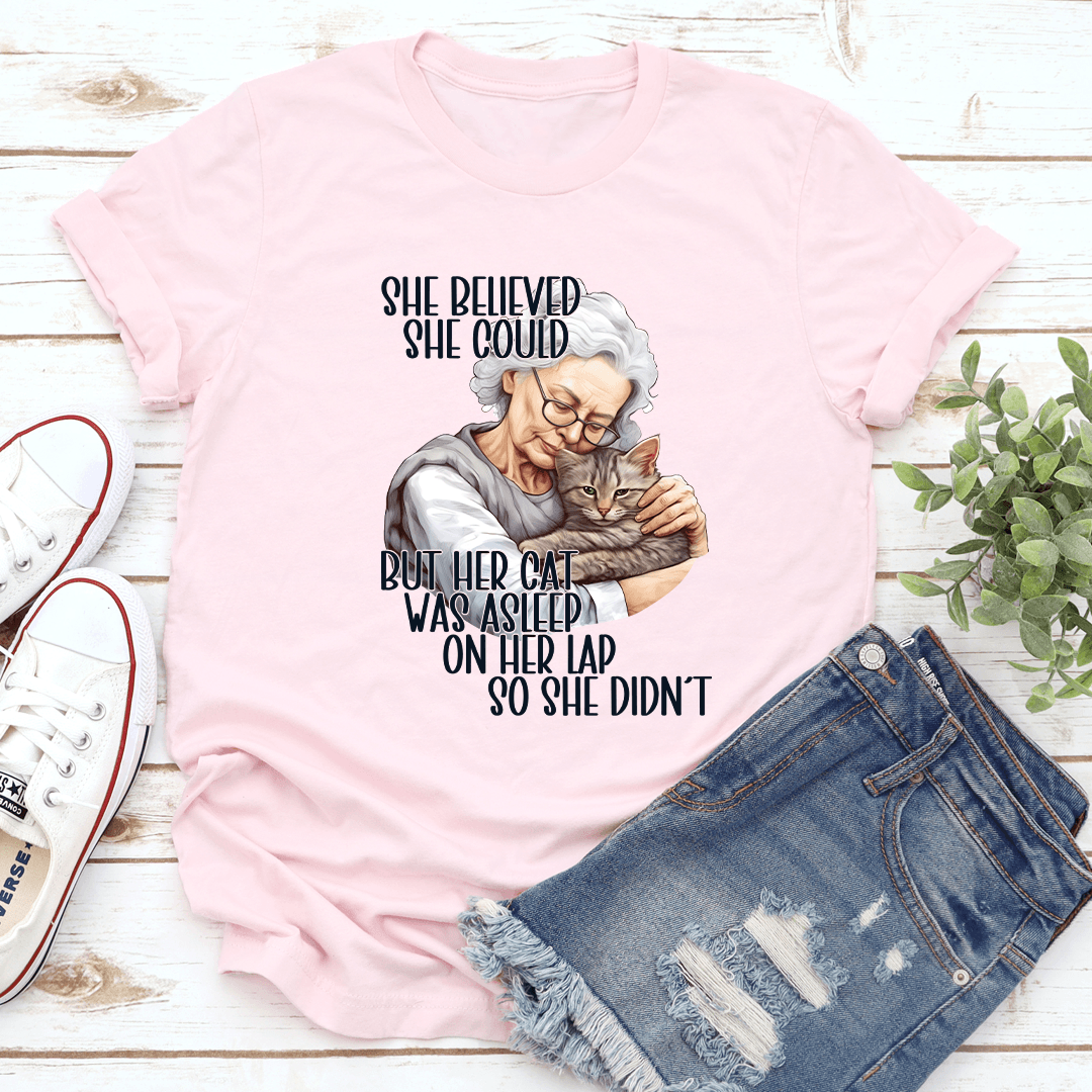 she believed she could grandma tee