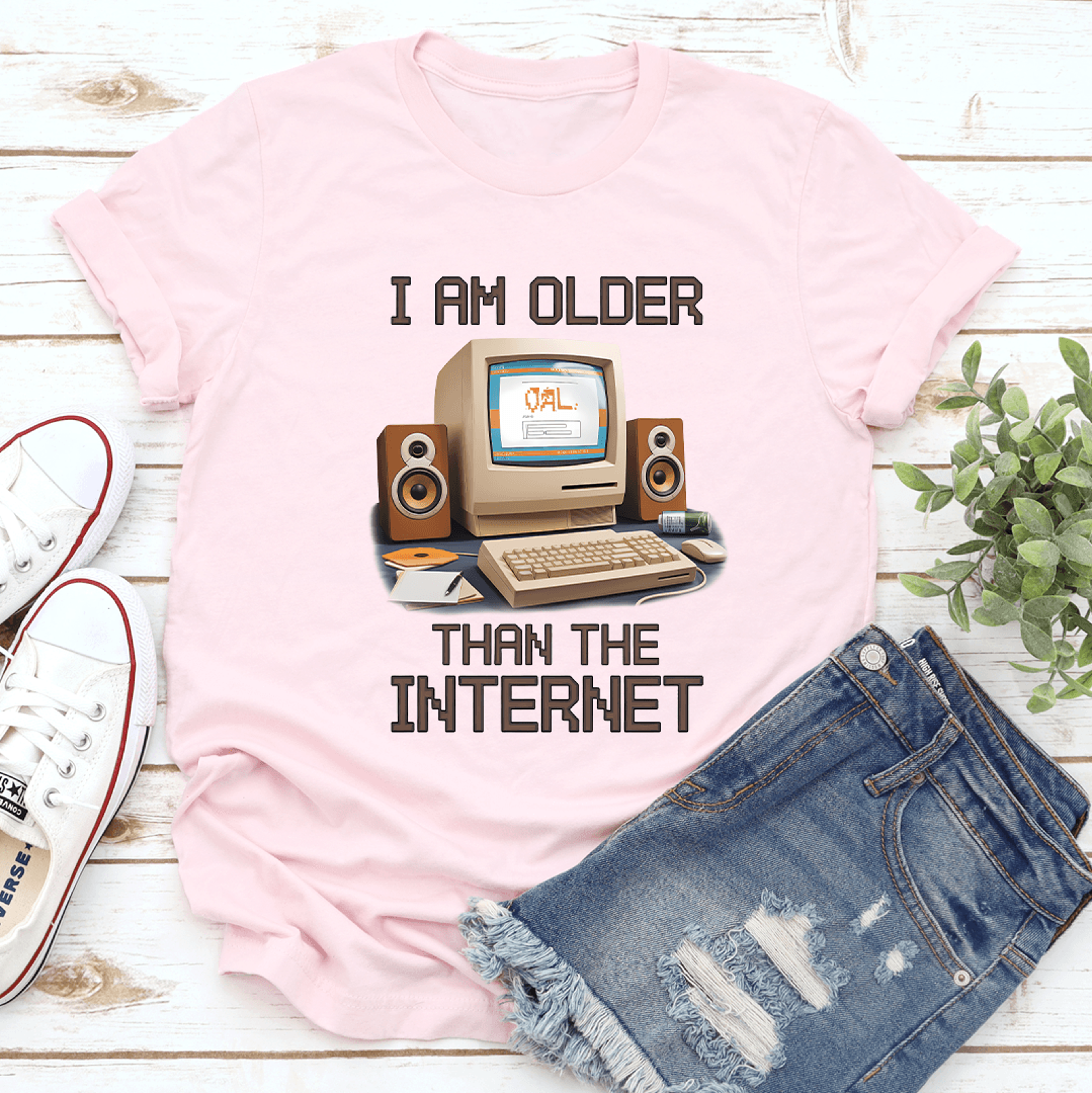 i am older than the internet tee