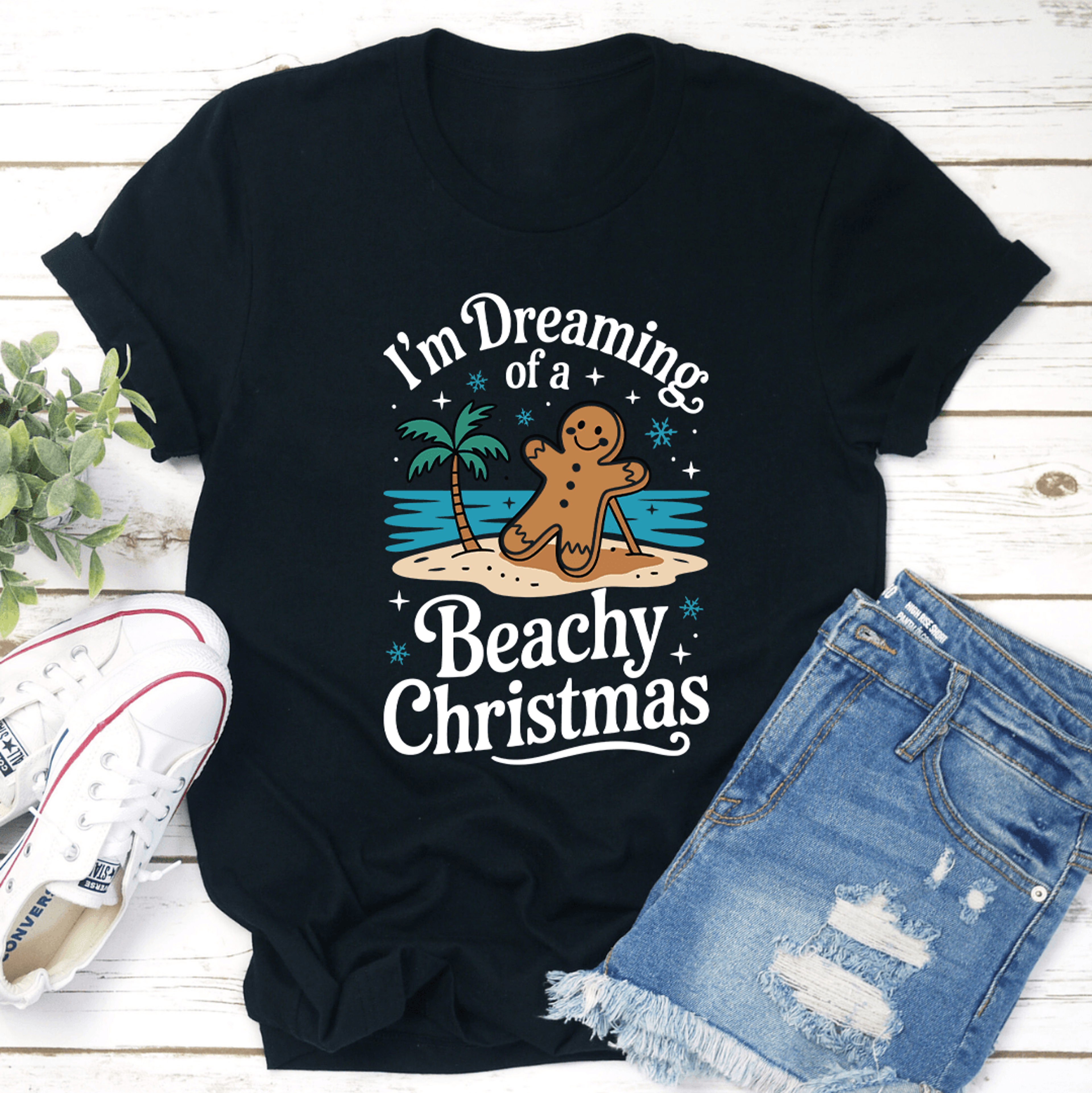 i'm dreaming beachy christmas tee