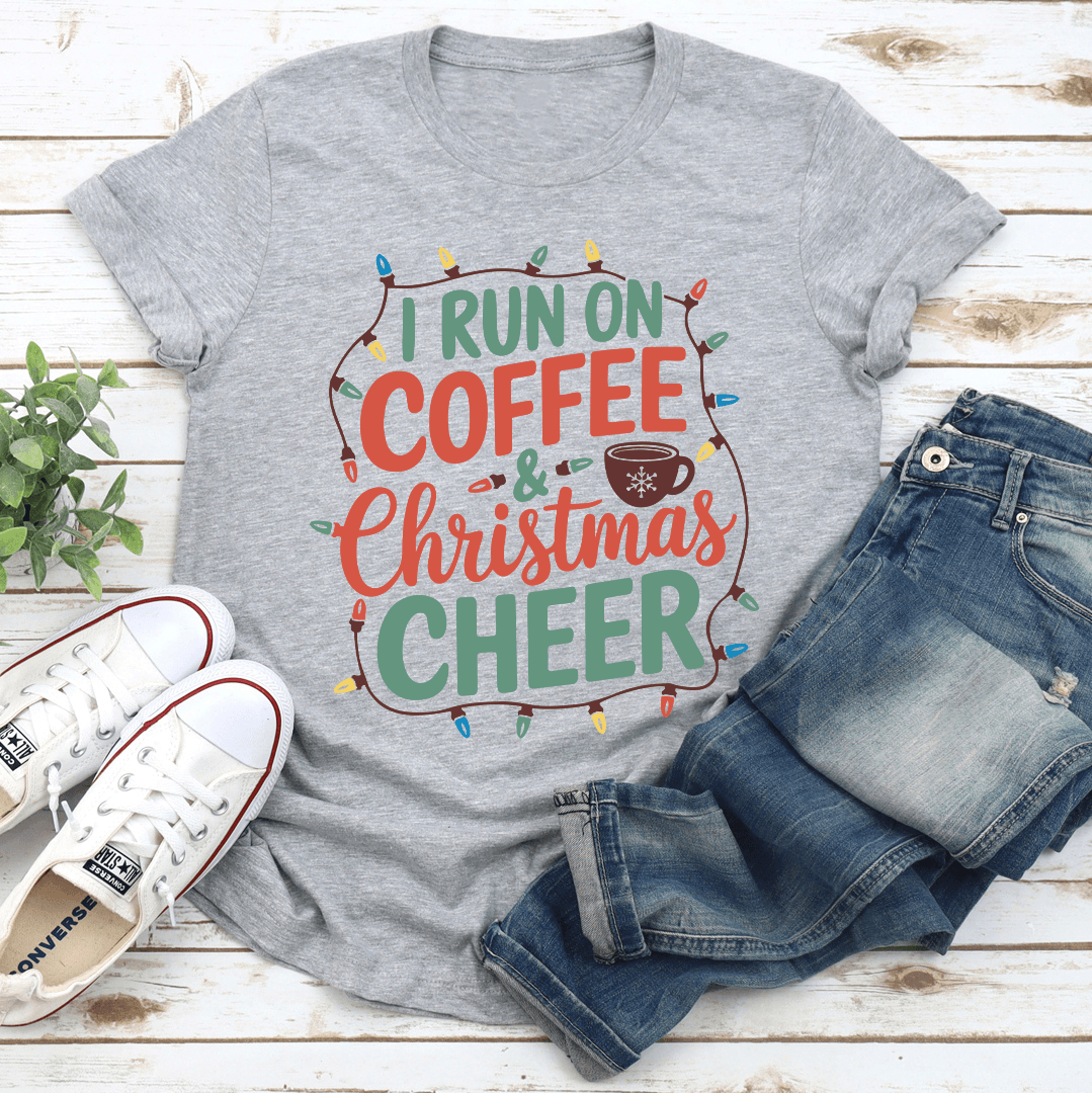 i run on coffee tee