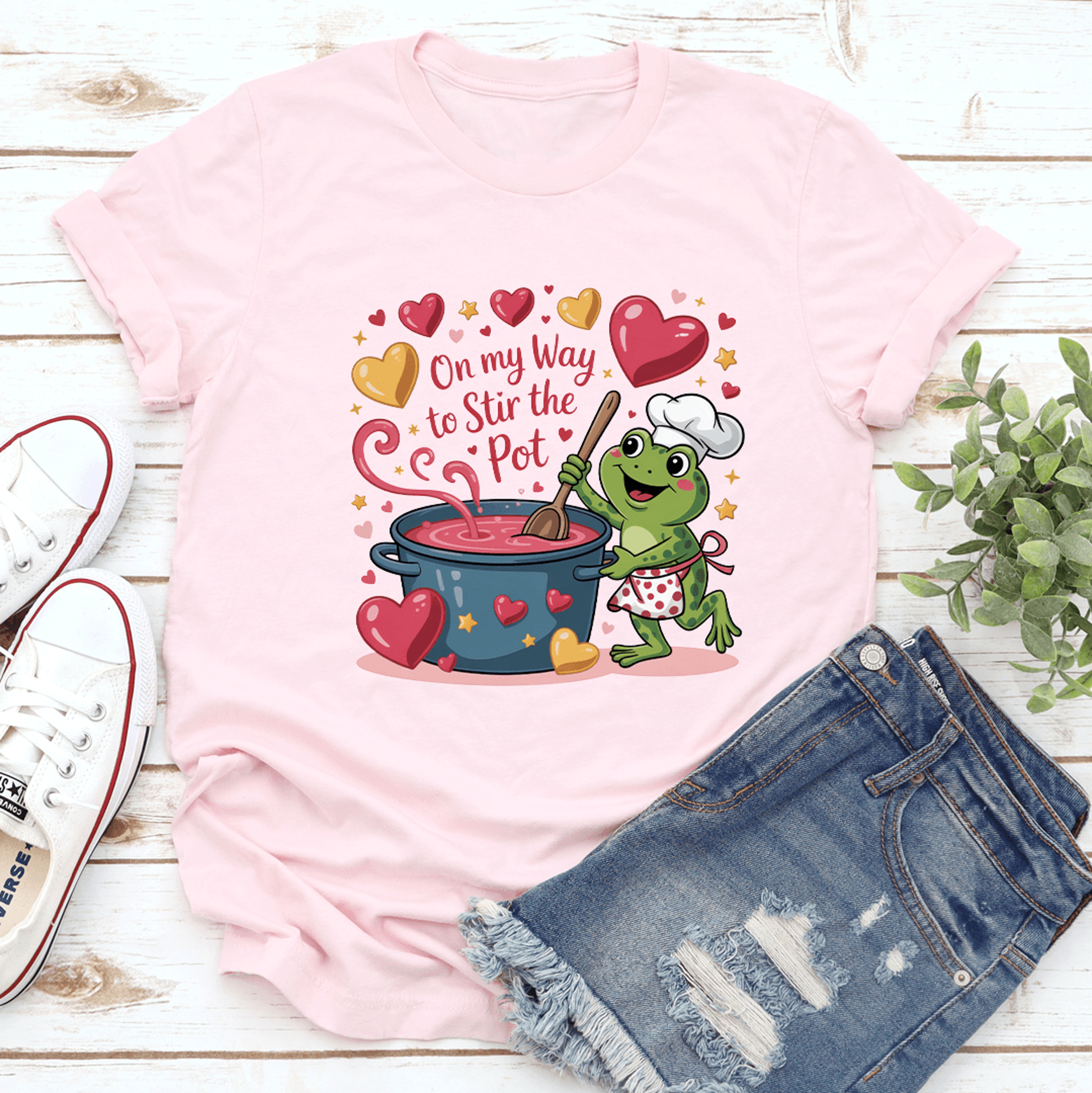 on my way to stir the pot tee