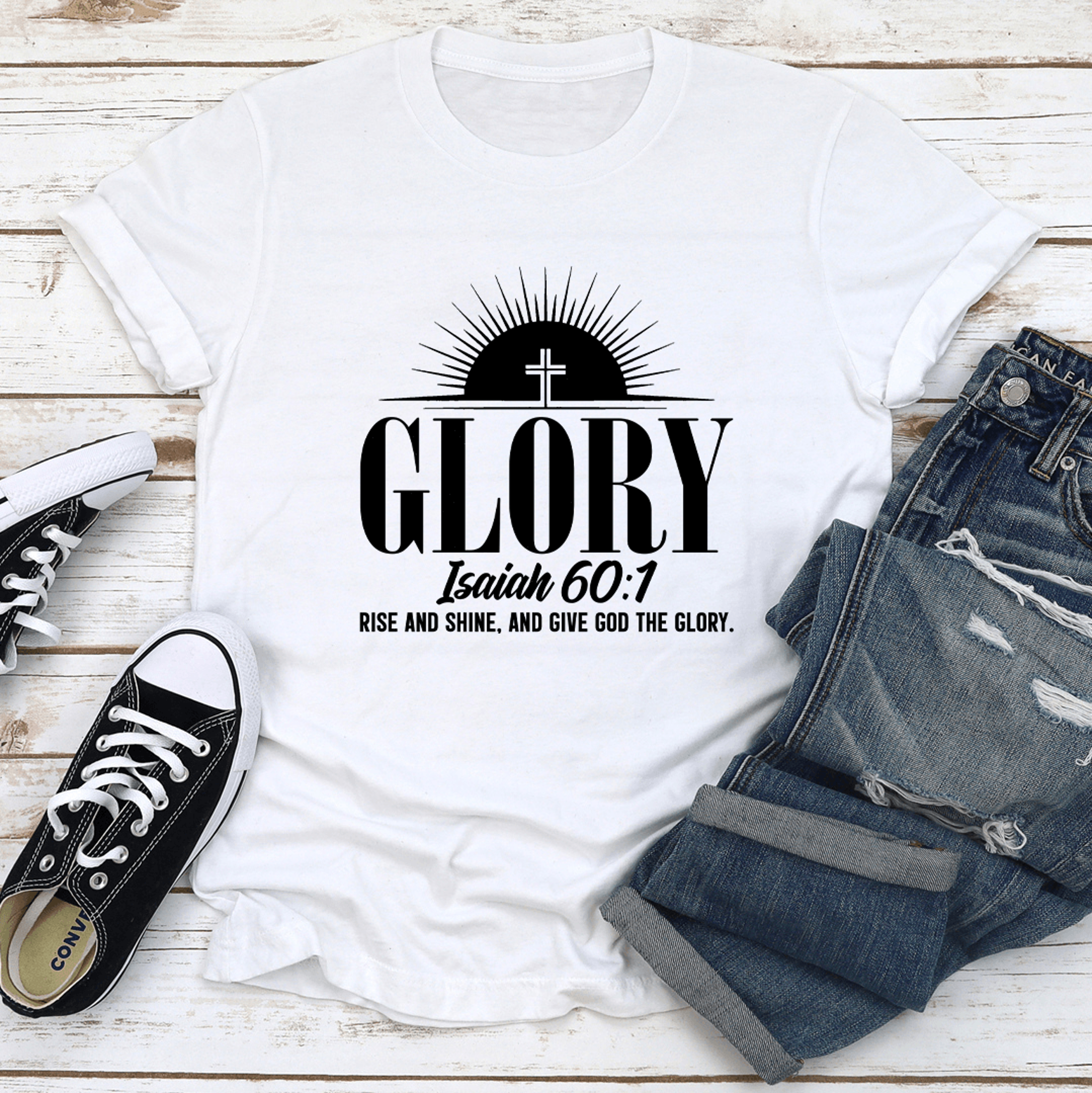 glory rise and shine tee