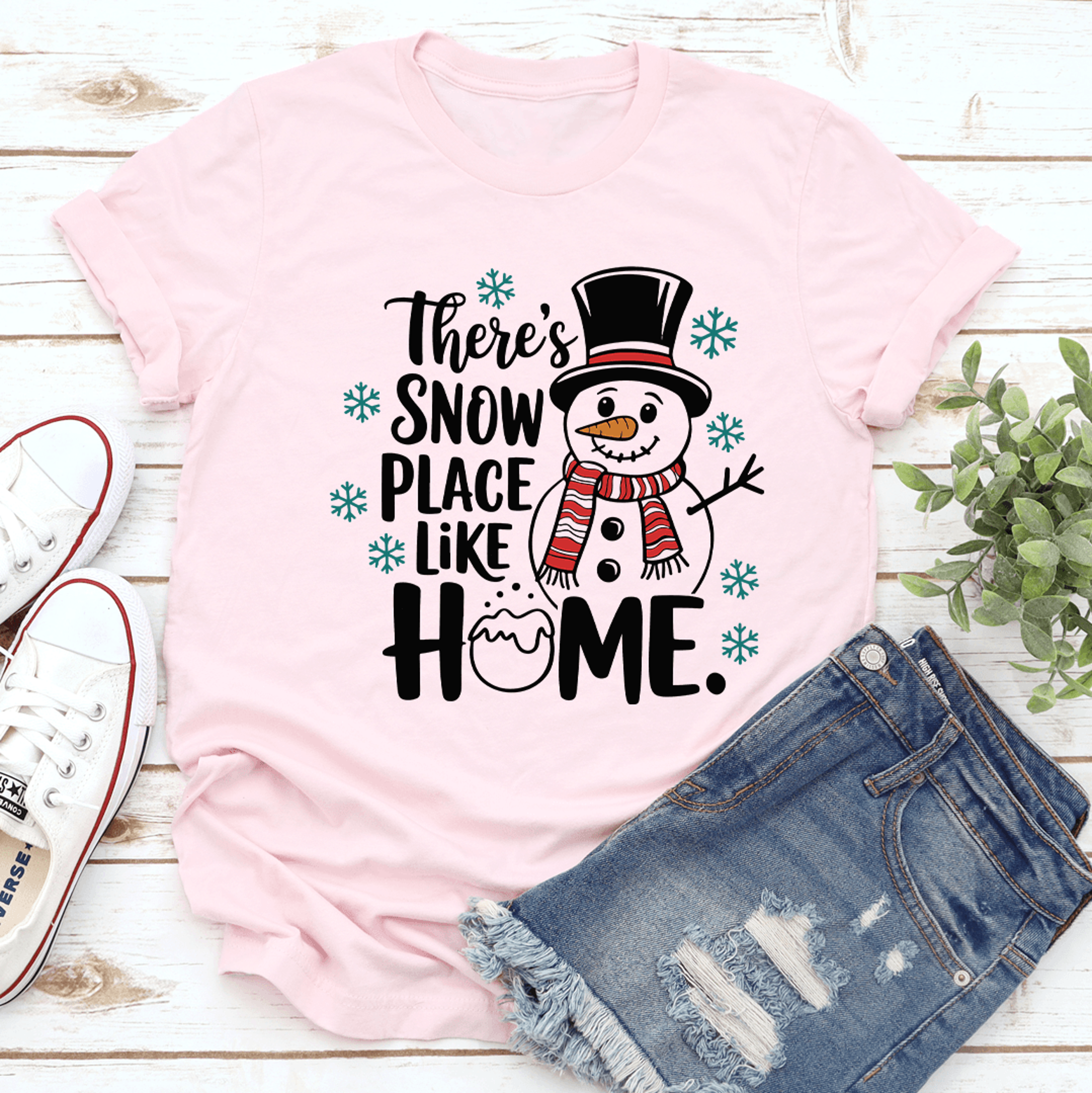 there's snow place like home tee