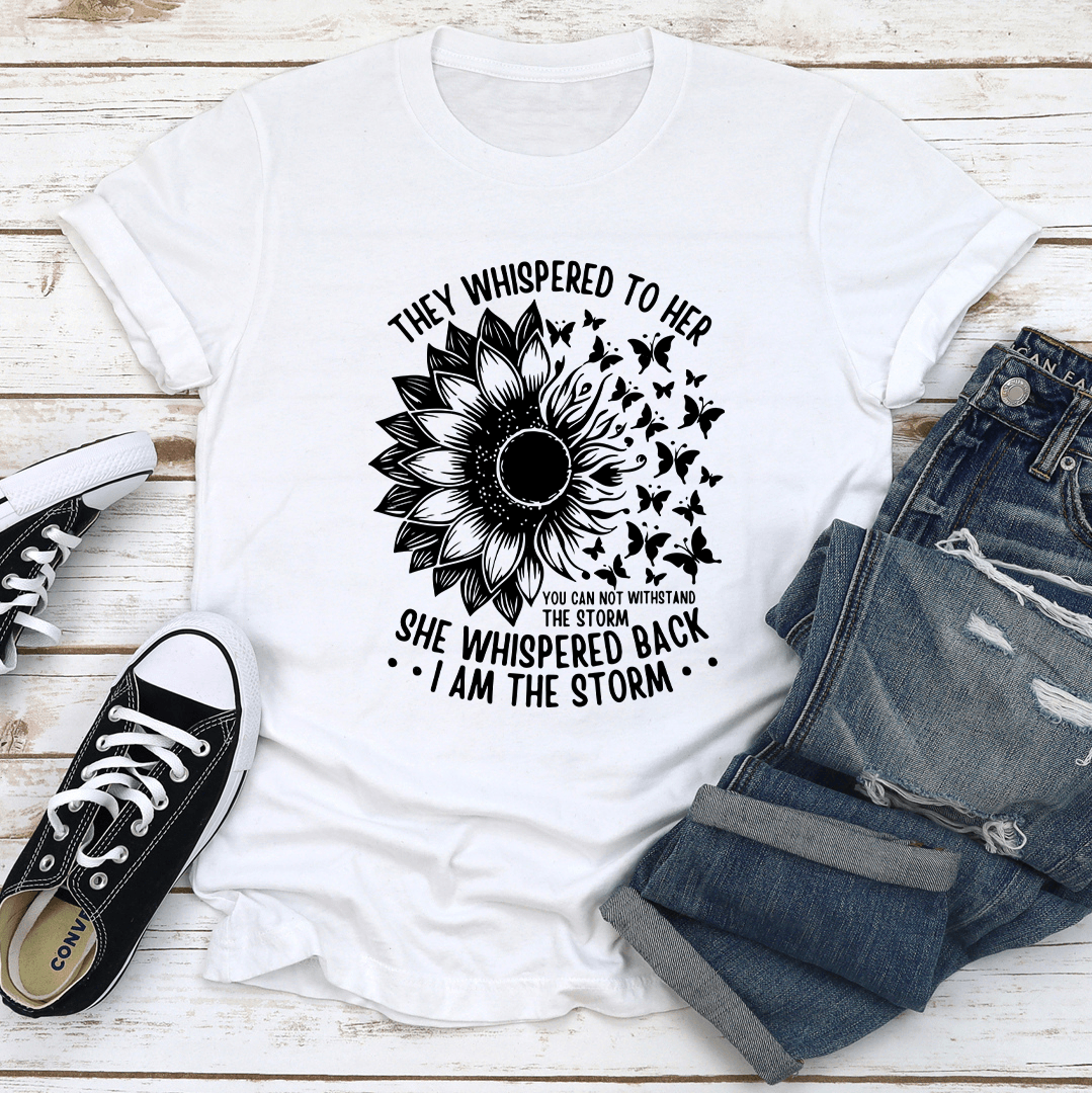 they whispered to her tee
