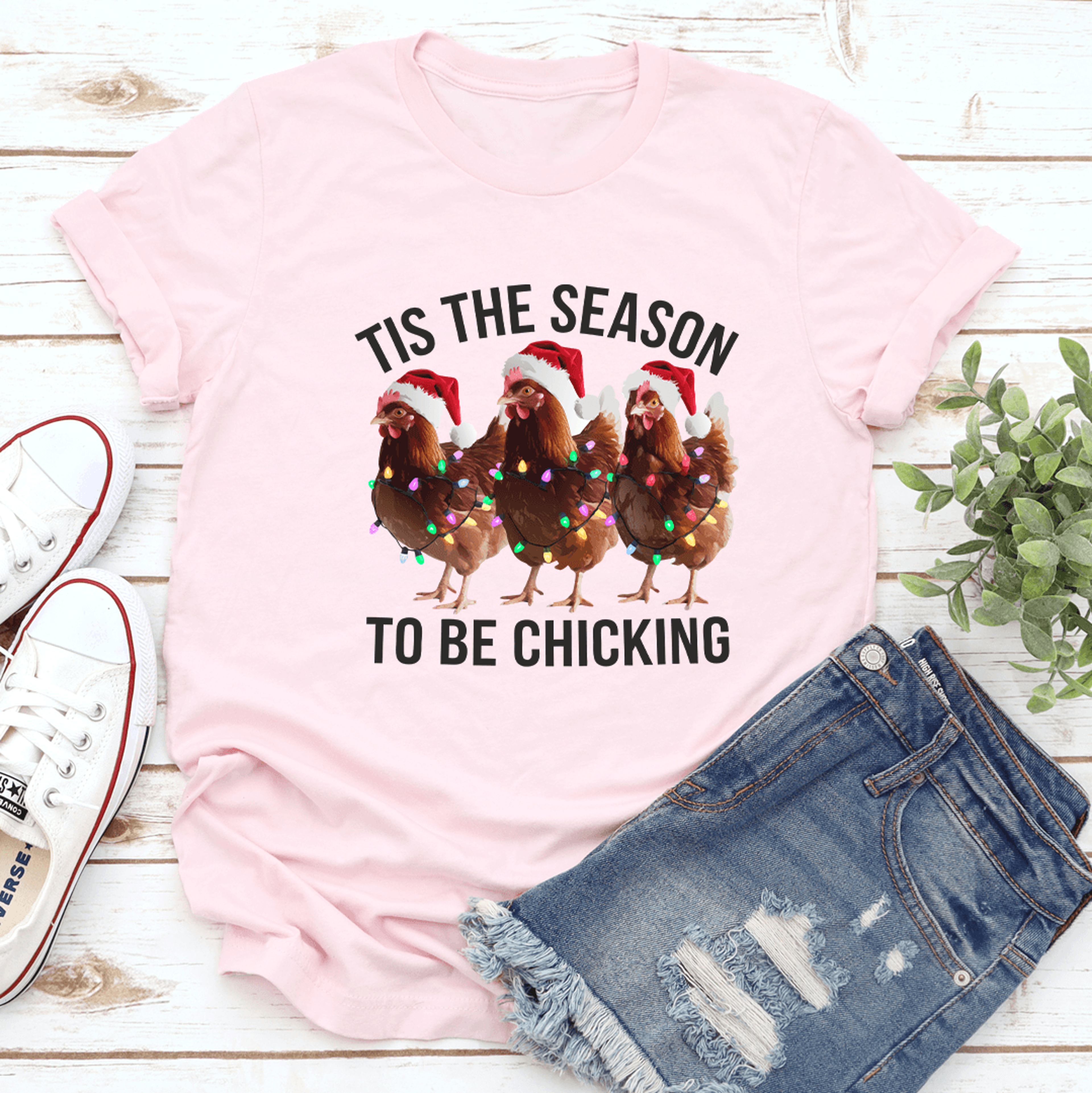 tis the season to be checking tee