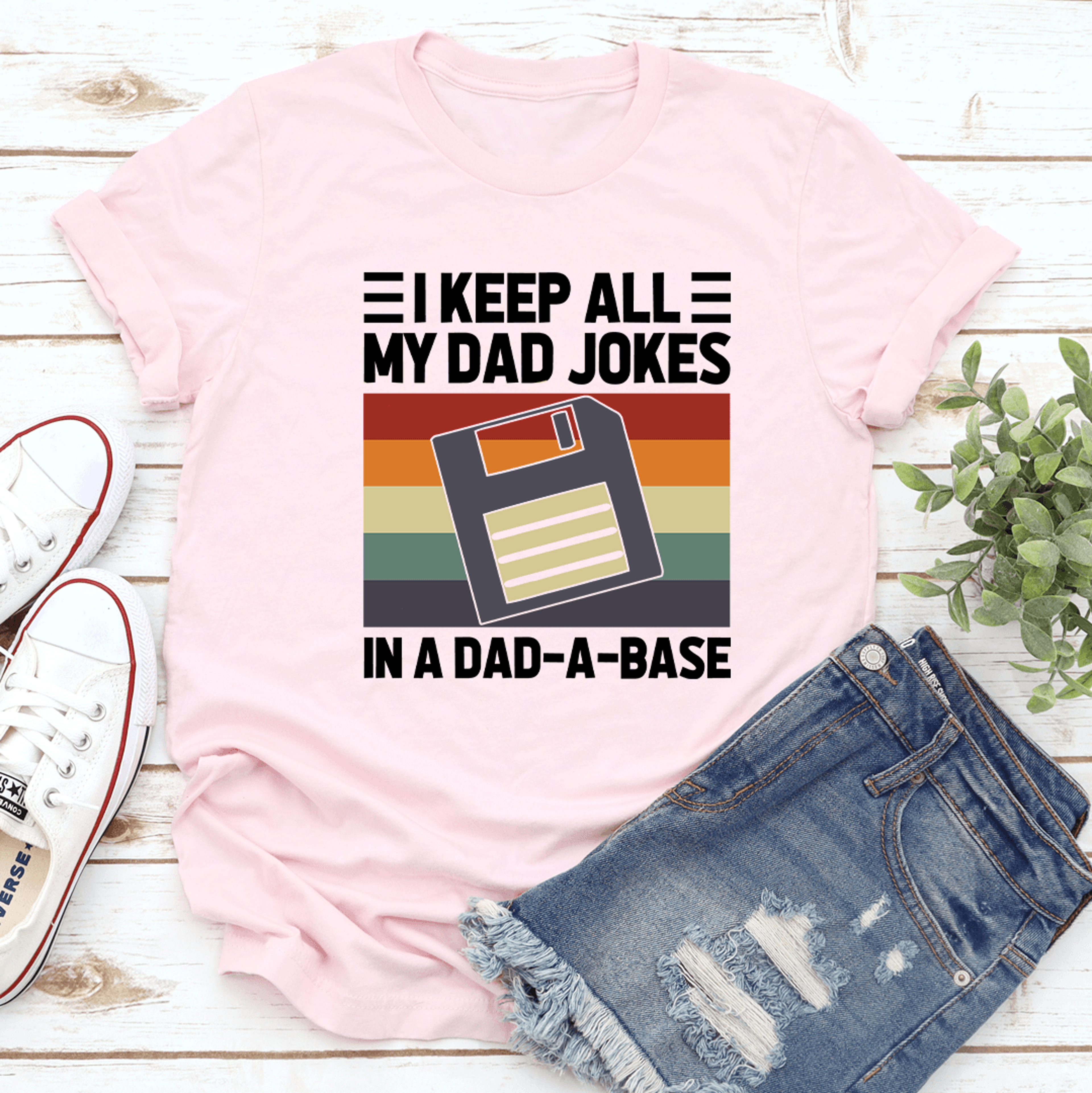 i keep all my dad jokes tee